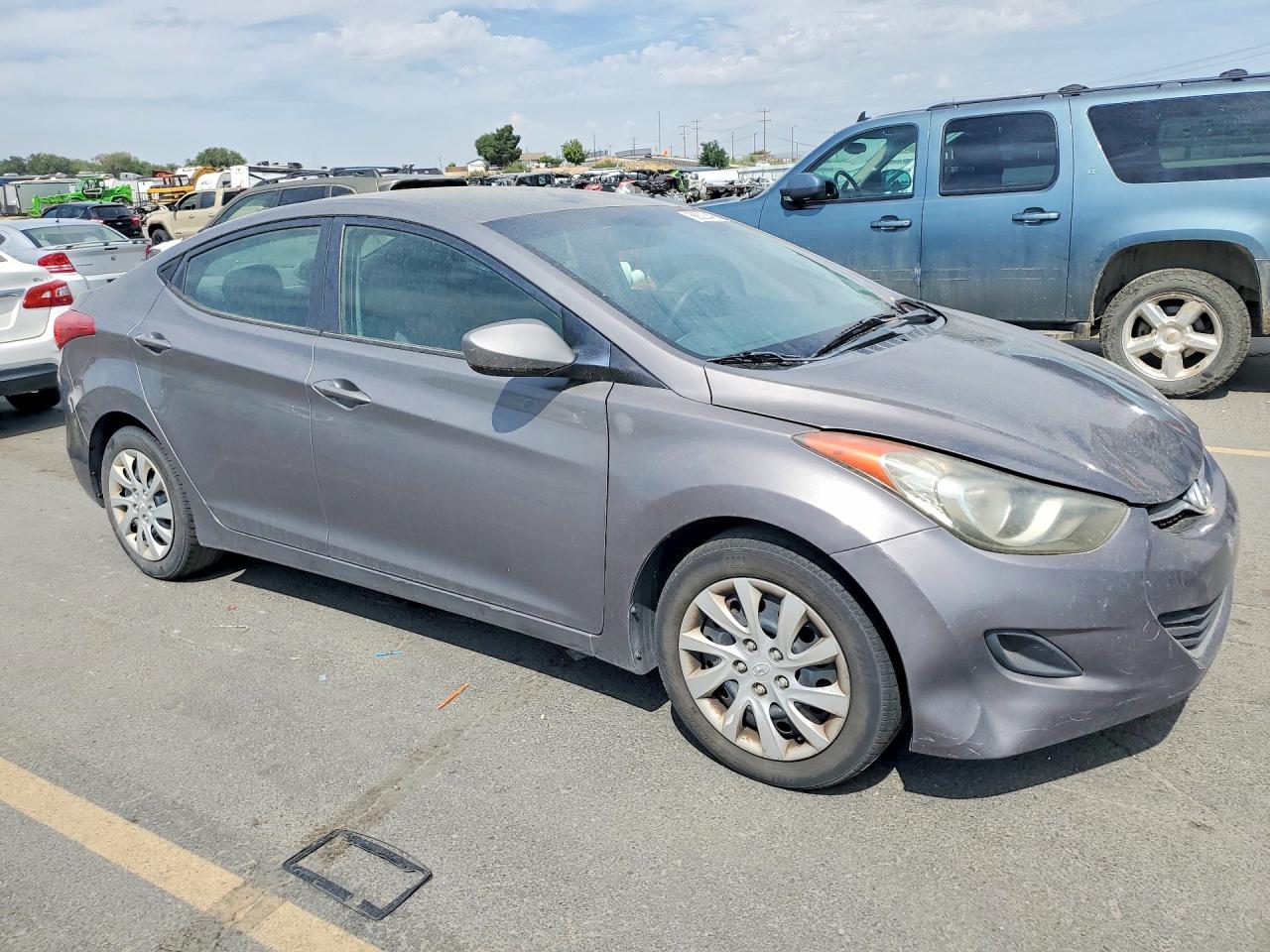 2012 Hyundai Elantra Gls Charcoal vin: 5NPDH4AE3CH068439