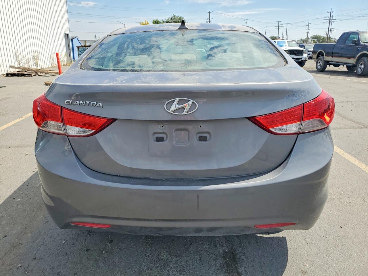 2012 Hyundai Elantra Gls Charcoal vin: 5NPDH4AE3CH068439