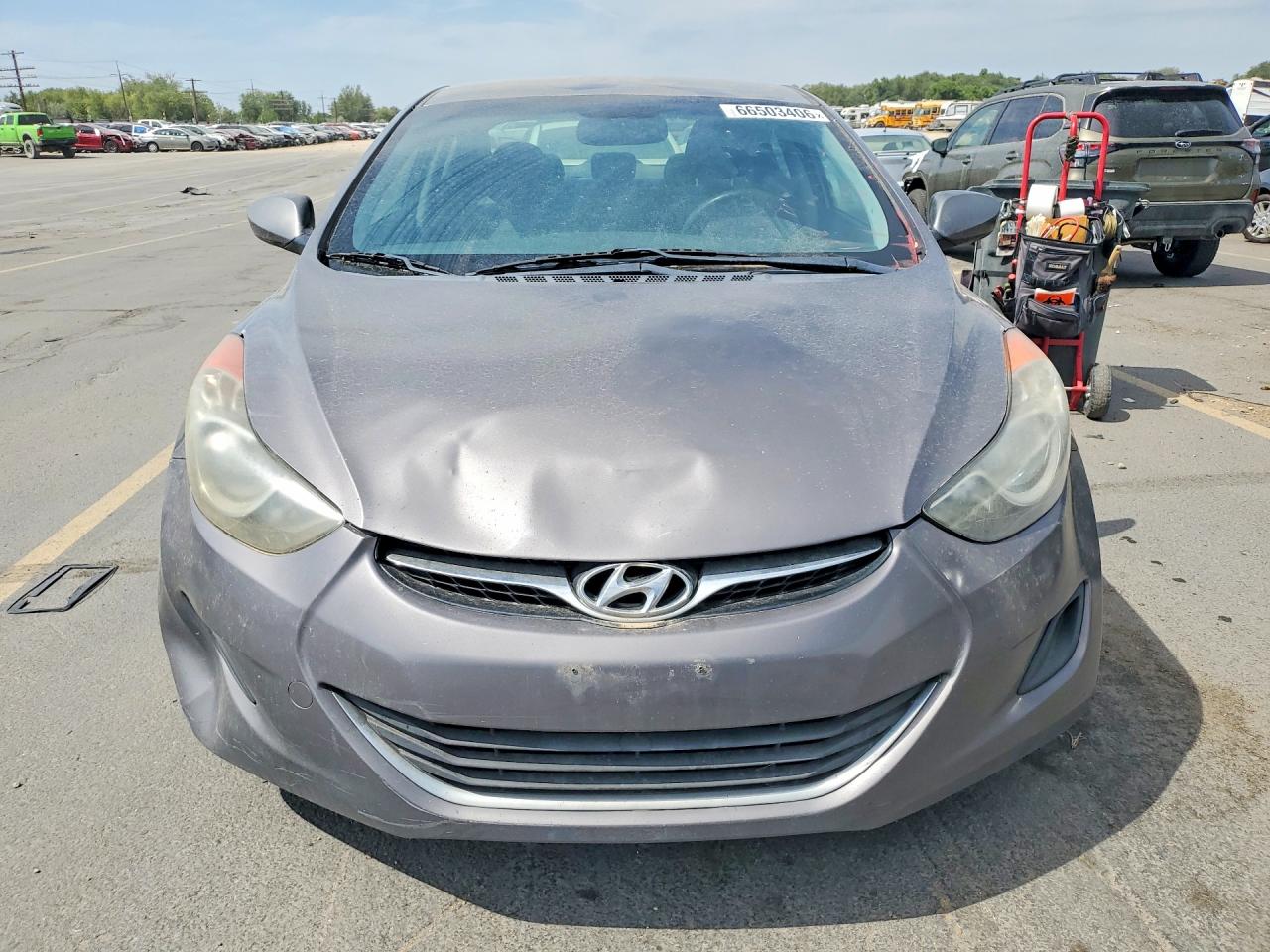 2012 Hyundai Elantra Gls Charcoal vin: 5NPDH4AE3CH068439