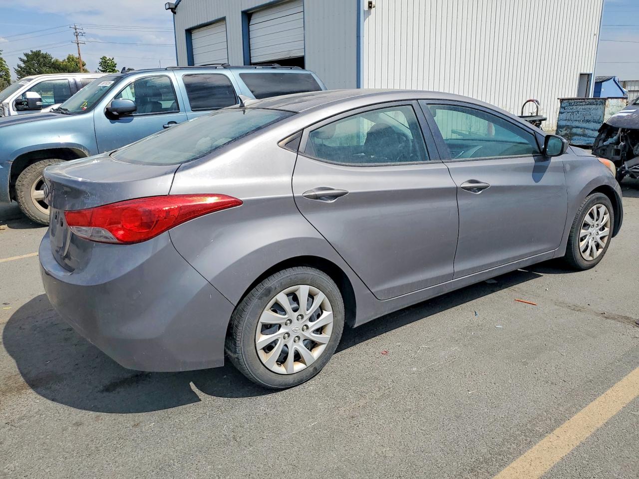 2012 Hyundai Elantra Gls Charcoal vin: 5NPDH4AE3CH068439