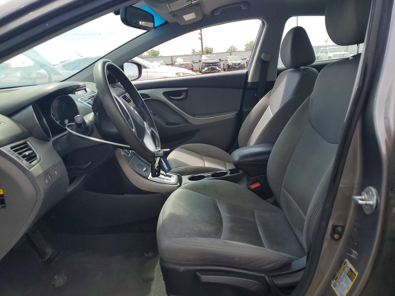 2012 Hyundai Elantra Gls Charcoal vin: 5NPDH4AE3CH068439