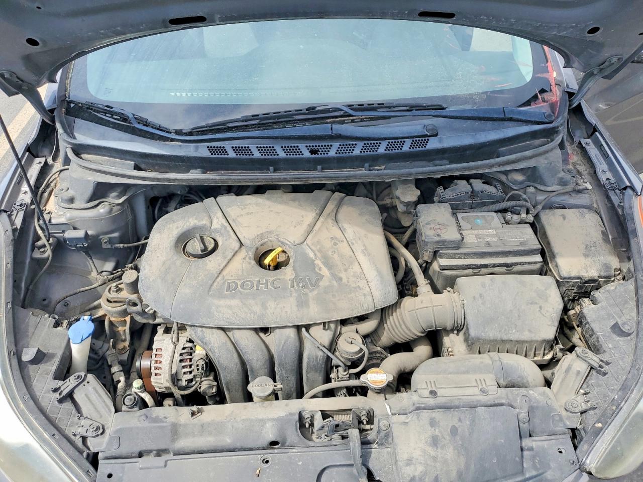 2012 Hyundai Elantra Gls Charcoal vin: 5NPDH4AE3CH068439