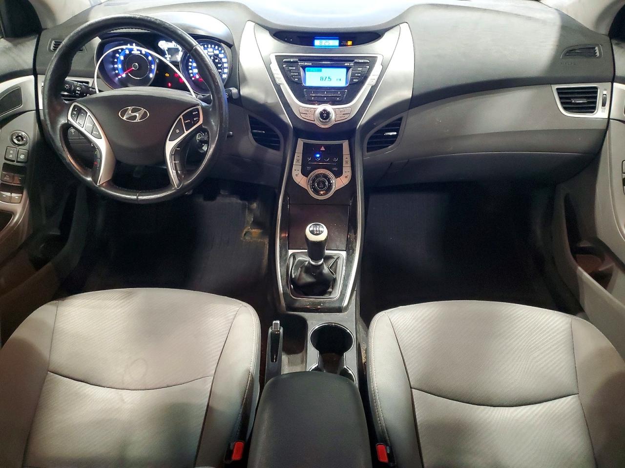 2012 Hyundai Elantra Gls White vin: 5NPDH4AE3CH088917