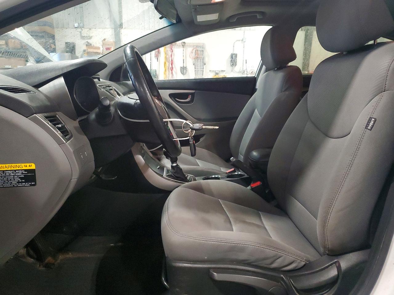 2012 Hyundai Elantra Gls White vin: 5NPDH4AE3CH088917