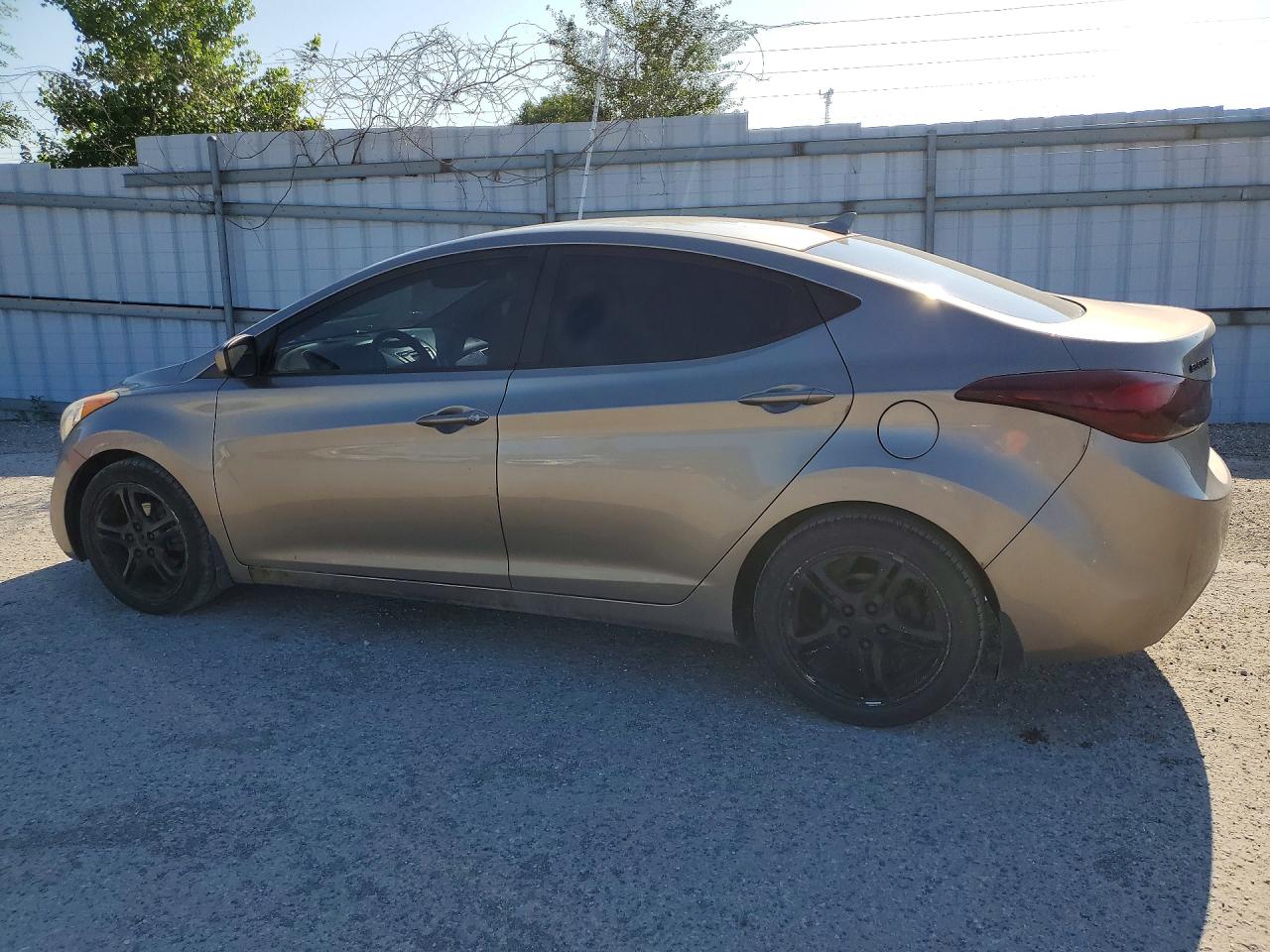 2012 Hyundai Elantra Gls Gray vin: 5NPDH4AE3CH097410