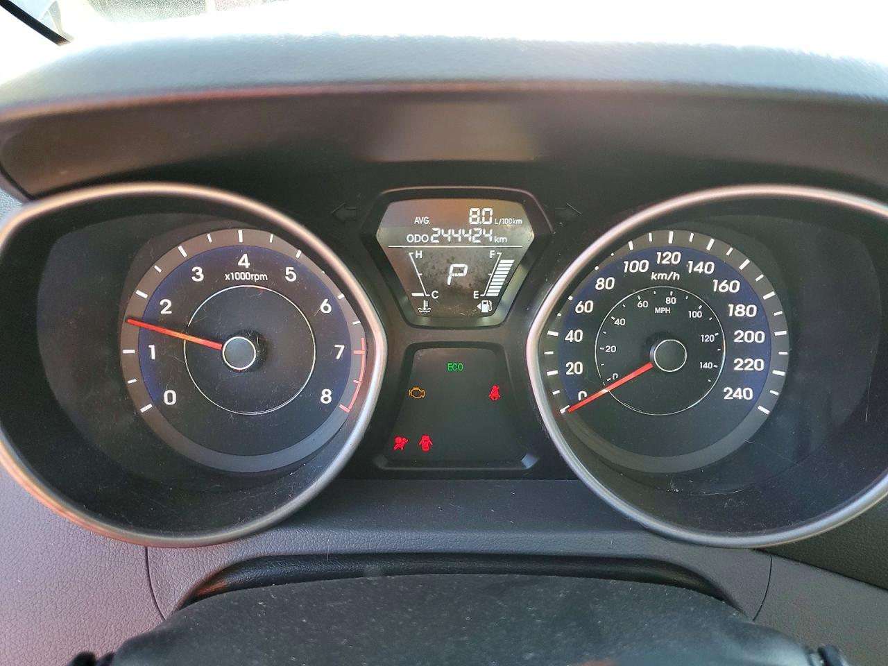 2012 Hyundai Elantra Gls Gray vin: 5NPDH4AE3CH097410