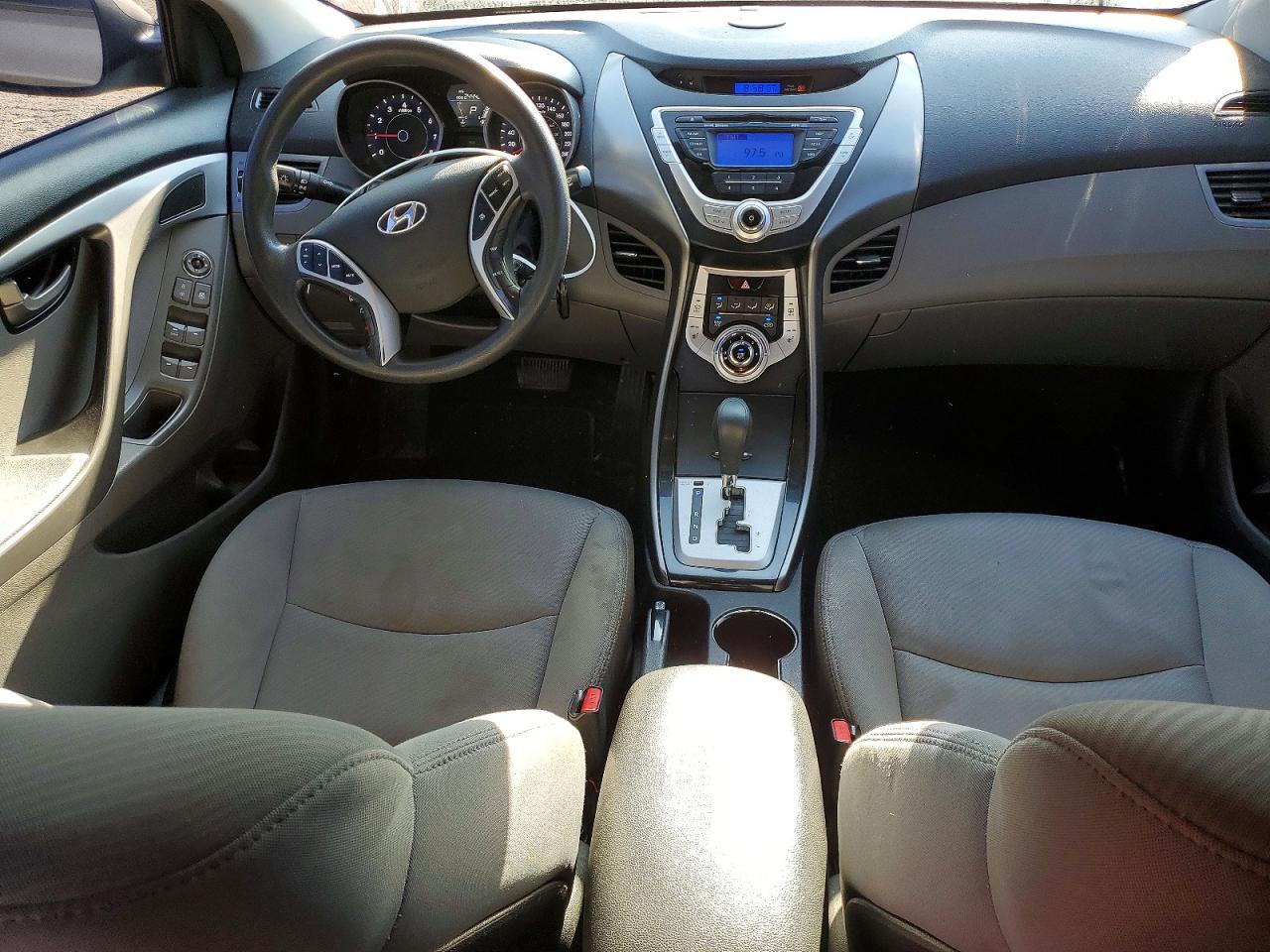2012 Hyundai Elantra Gls Gray vin: 5NPDH4AE3CH097410