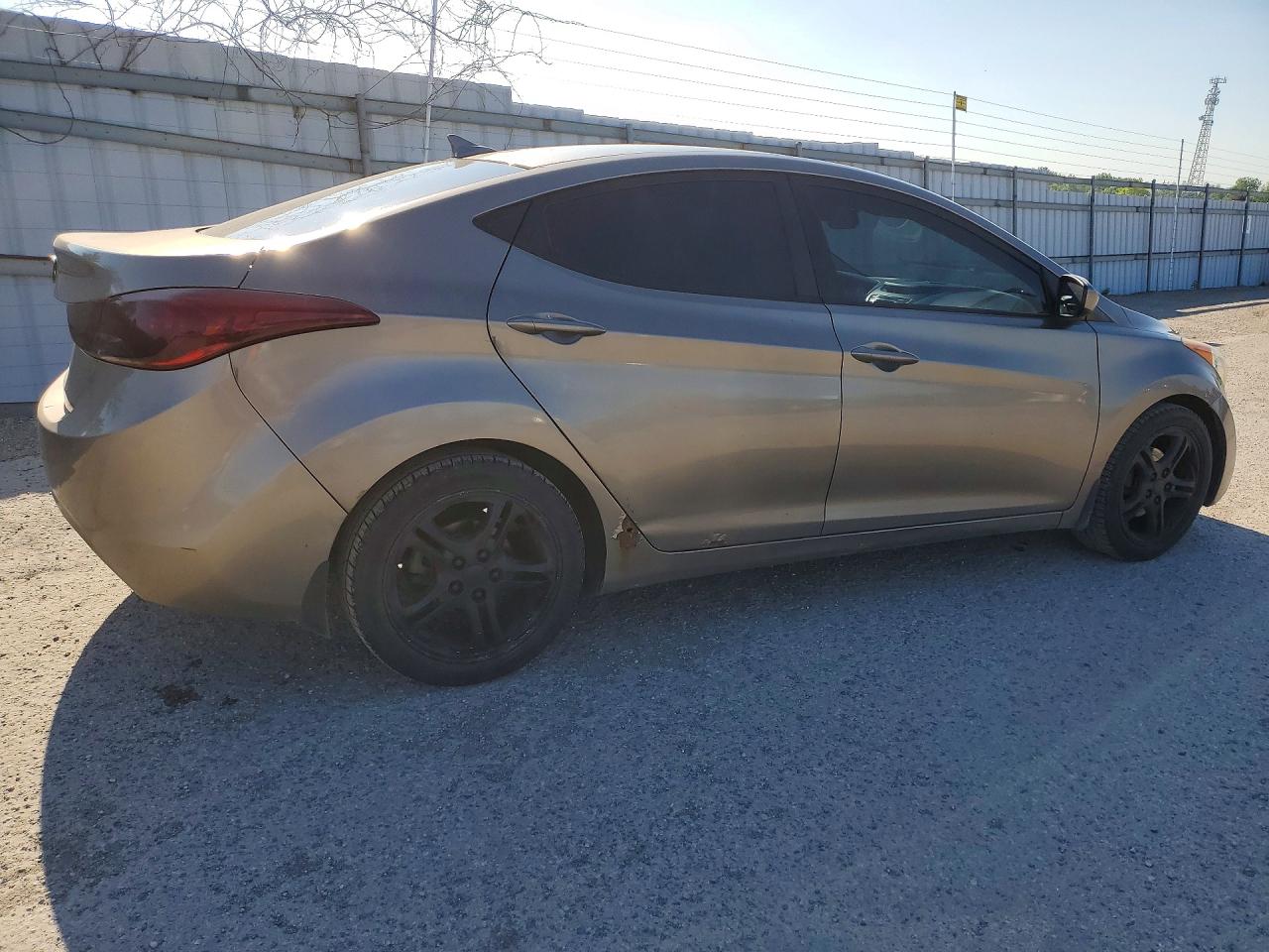 2012 Hyundai Elantra Gls Gray vin: 5NPDH4AE3CH097410