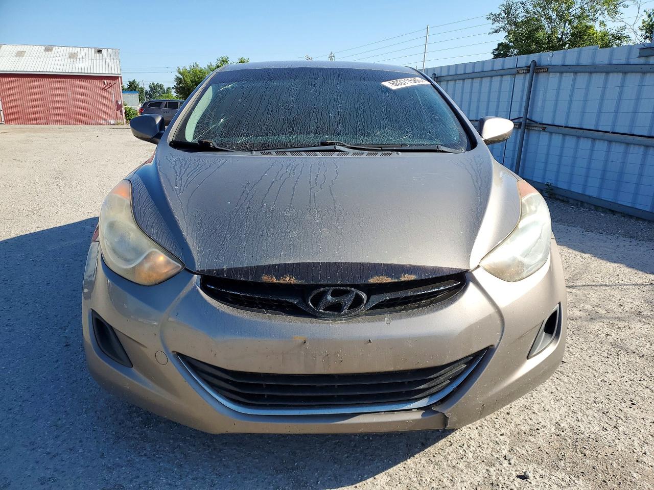2012 Hyundai Elantra Gls Gray vin: 5NPDH4AE3CH097410