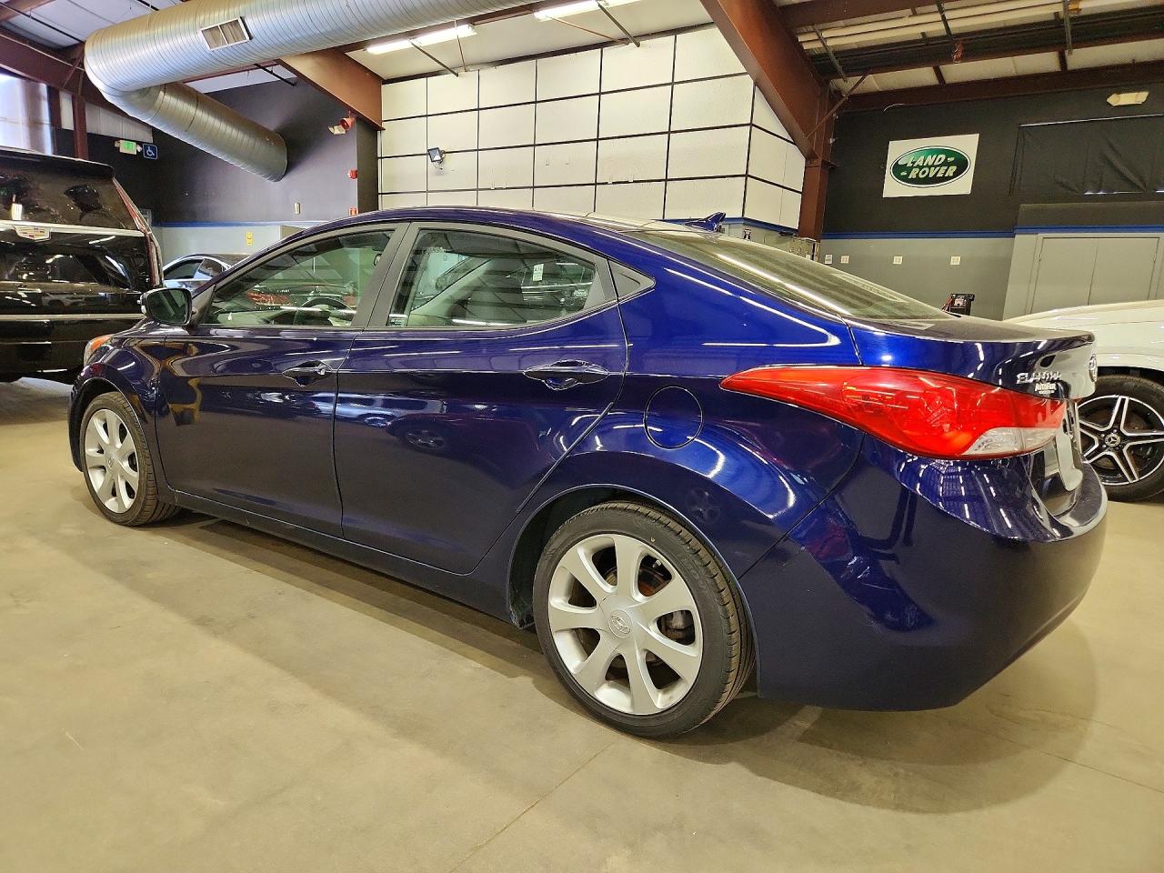 2012 Hyundai Elantra Limited Blue vin: 5NPDH4AE3CH097584