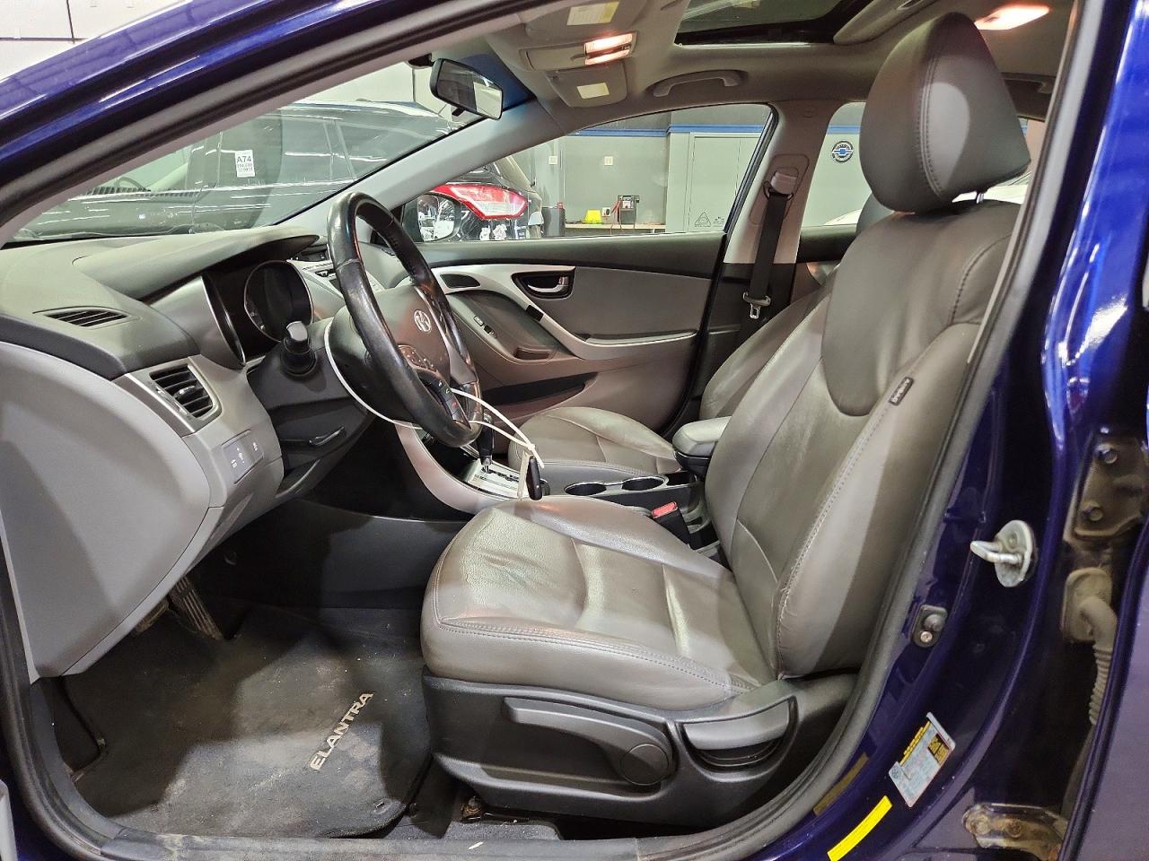 2012 Hyundai Elantra Limited Blue vin: 5NPDH4AE3CH097584