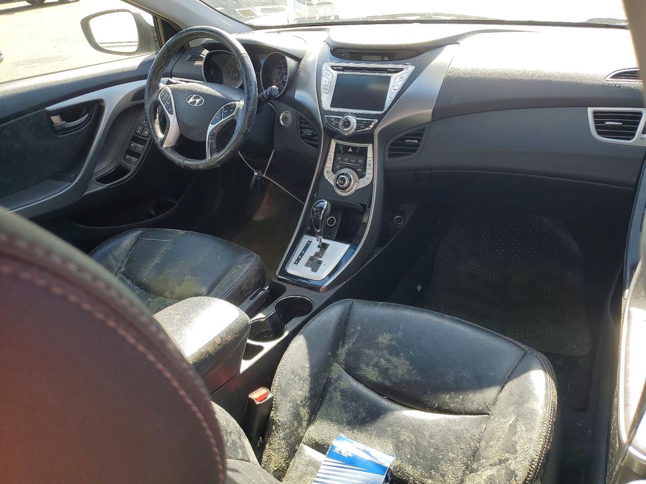 2012 Hyundai Elantra Limited White vin: 5NPDH4AE3CH100242