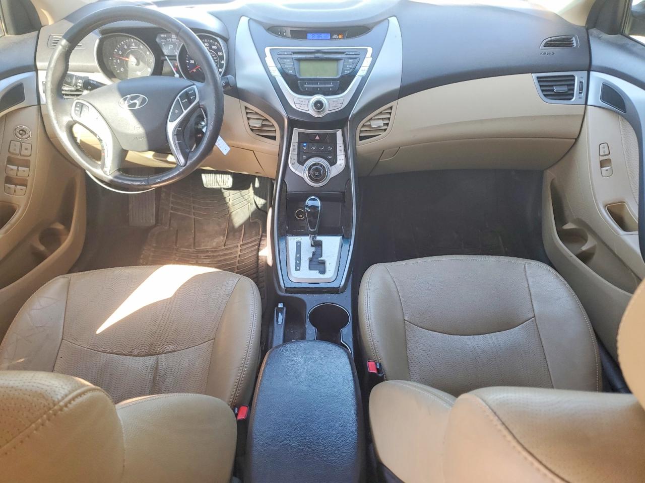 2012 Hyundai Elantra Limited Black vin: 5NPDH4AE3CH105411
