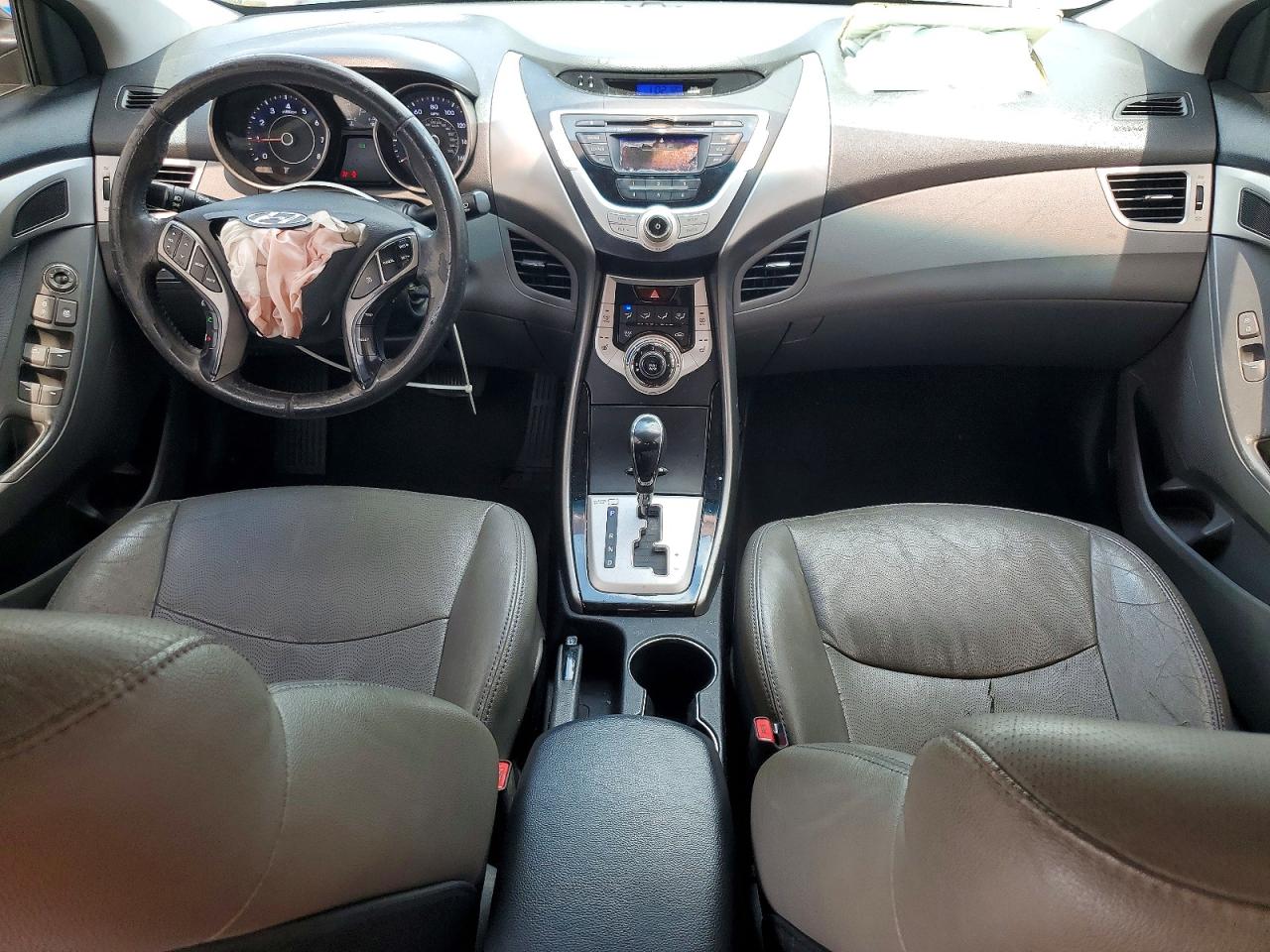 2012 Hyundai Elantra Limited Gray vin: 5NPDH4AE3CH111385