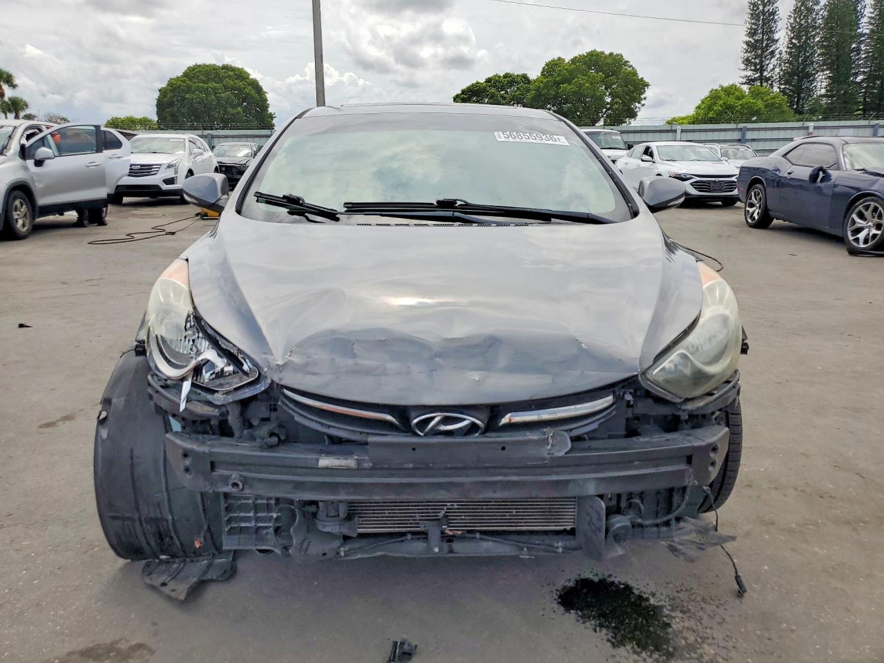 2012 Hyundai Elantra Limited Gray vin: 5NPDH4AE3CH111385