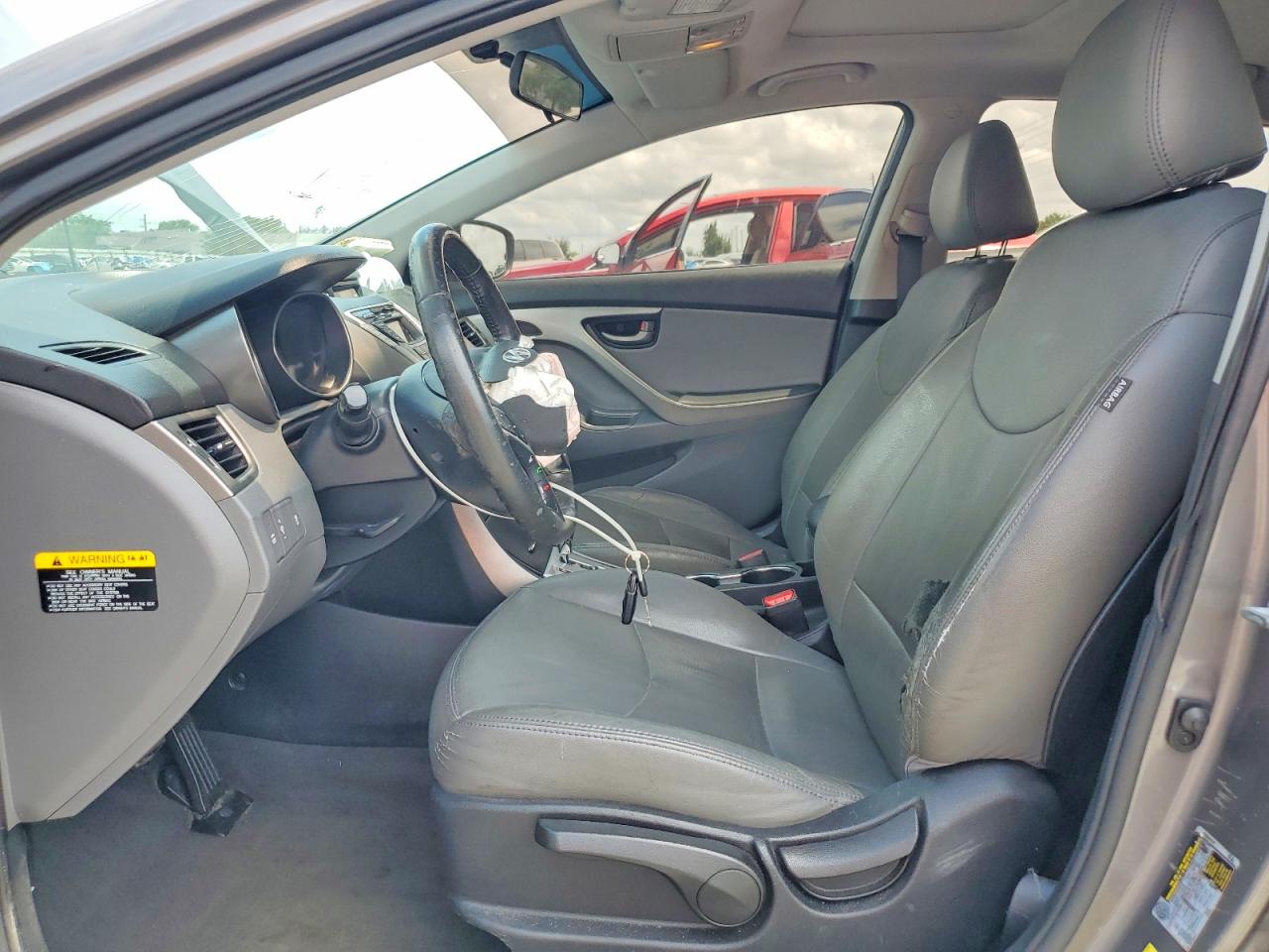 2012 Hyundai Elantra Limited Gray vin: 5NPDH4AE3CH111385