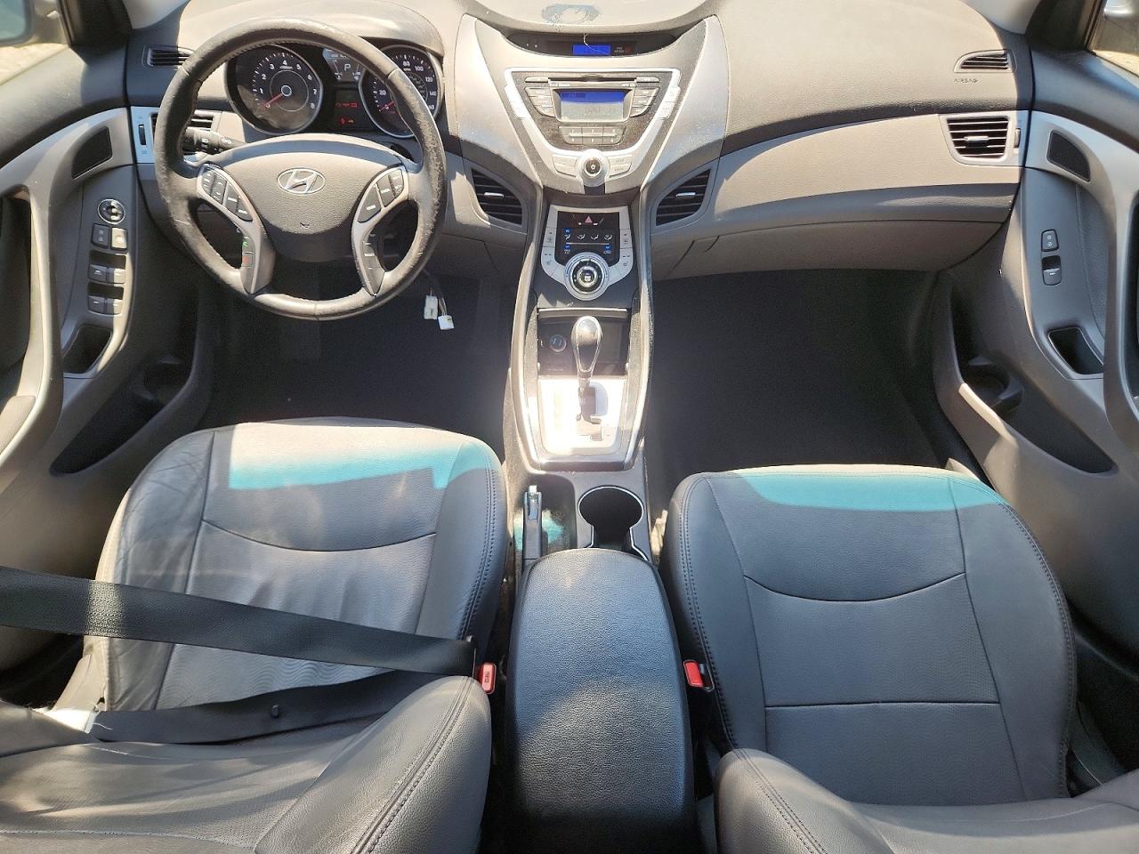 2012 Hyundai Elantra Limited Gray vin: 5NPDH4AE3CH124024