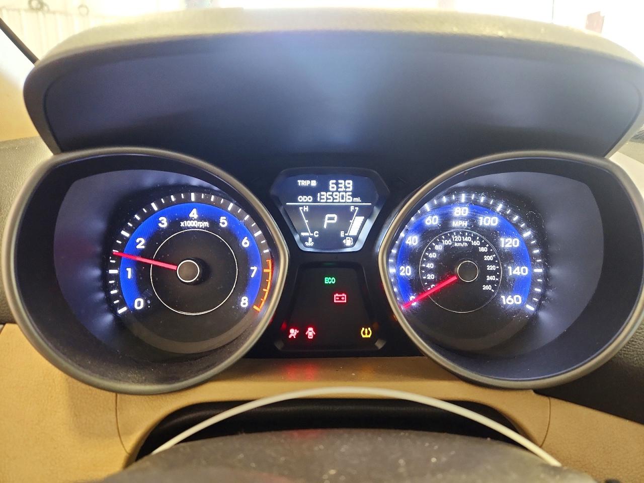 2012 Hyundai Elantra Gls Tan vin: 5NPDH4AE3CH124573