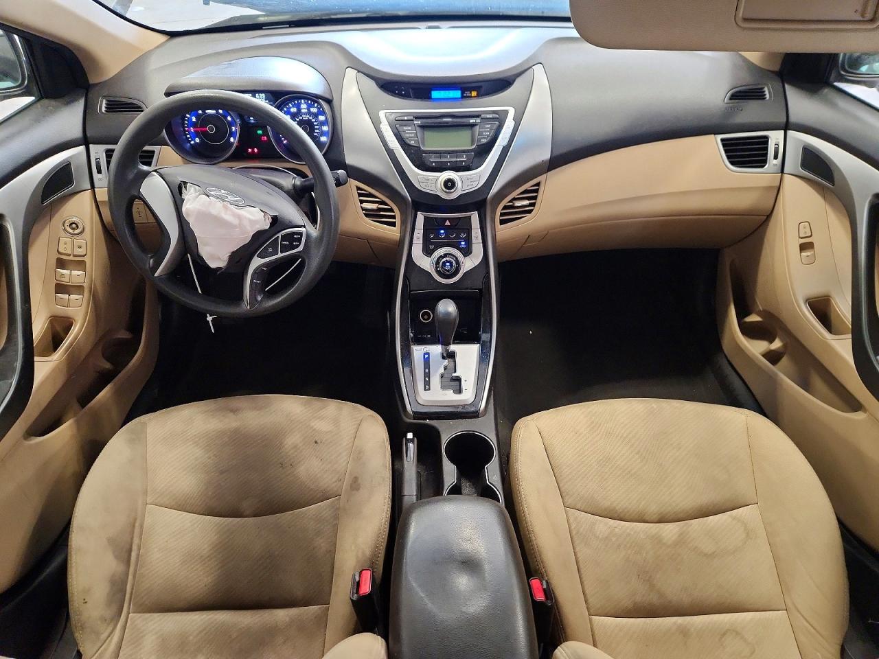 2012 Hyundai Elantra Gls Tan vin: 5NPDH4AE3CH124573