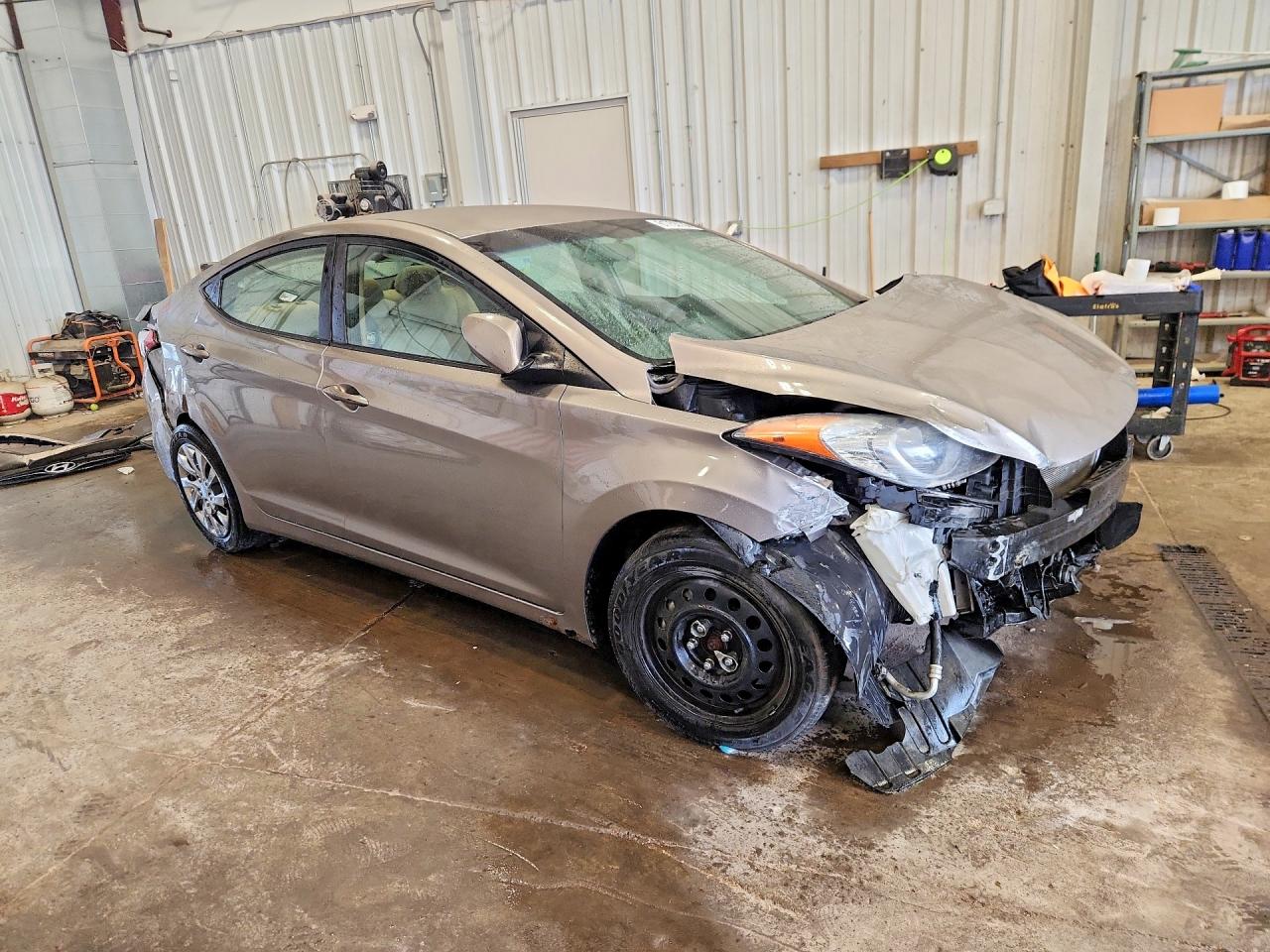 2012 Hyundai Elantra Gls Tan vin: 5NPDH4AE3CH124573