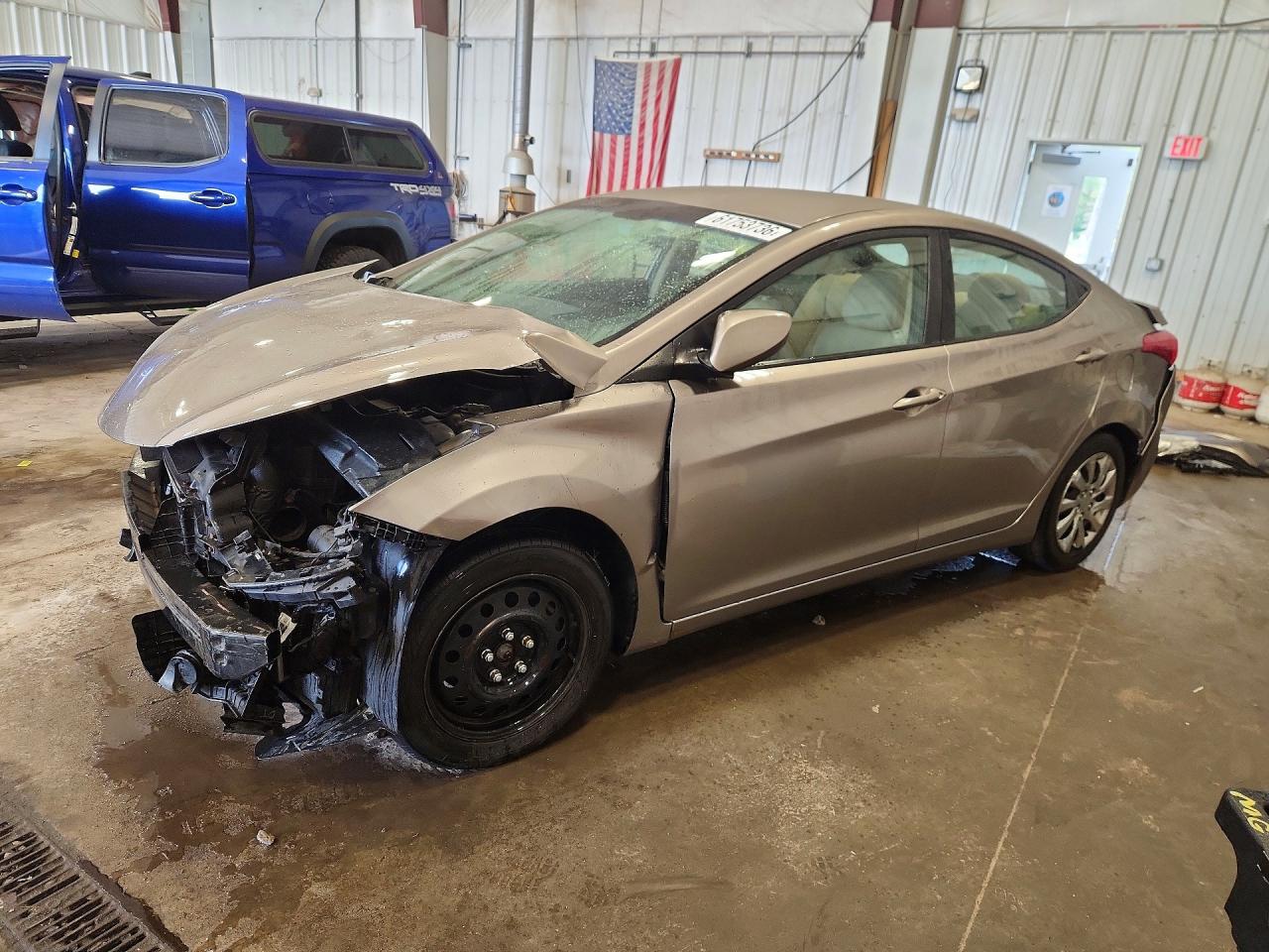 2012 Hyundai Elantra Gls Tan vin: 5NPDH4AE3CH124573