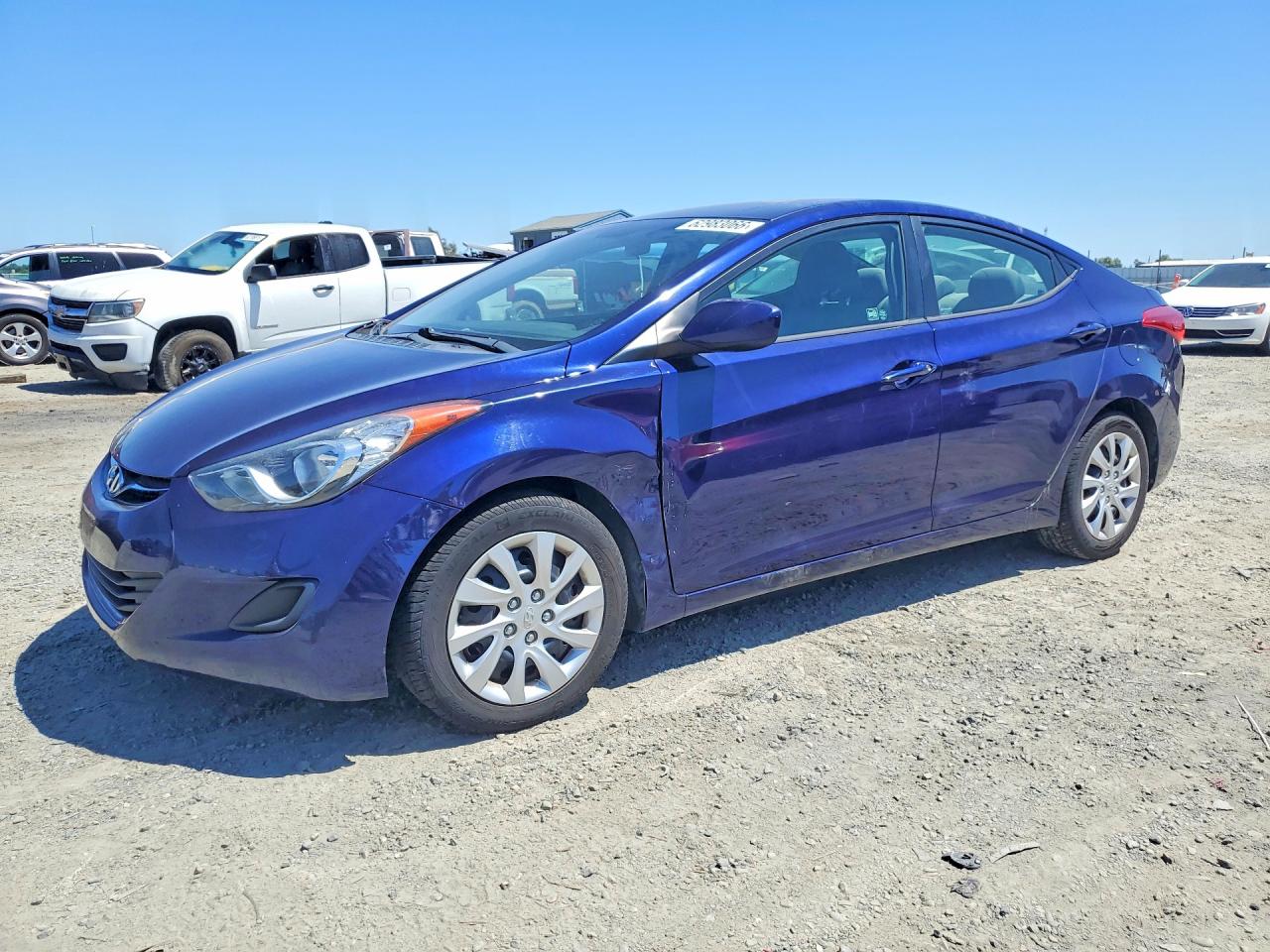 2012 Hyundai Elantra Gls Blue vin: 5NPDH4AE3CH128249