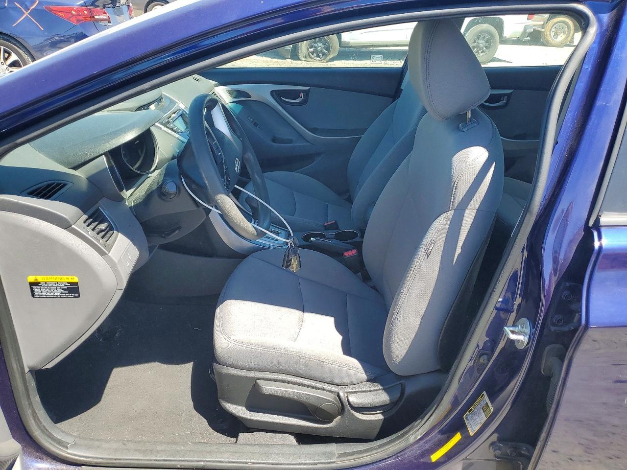 2012 Hyundai Elantra Gls Blue vin: 5NPDH4AE3CH128249