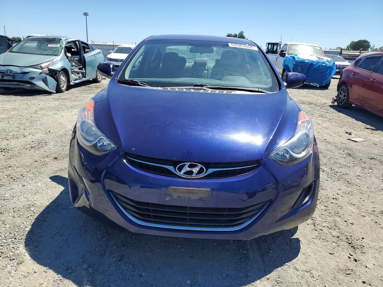 2012 Hyundai Elantra Gls Blue vin: 5NPDH4AE3CH128249