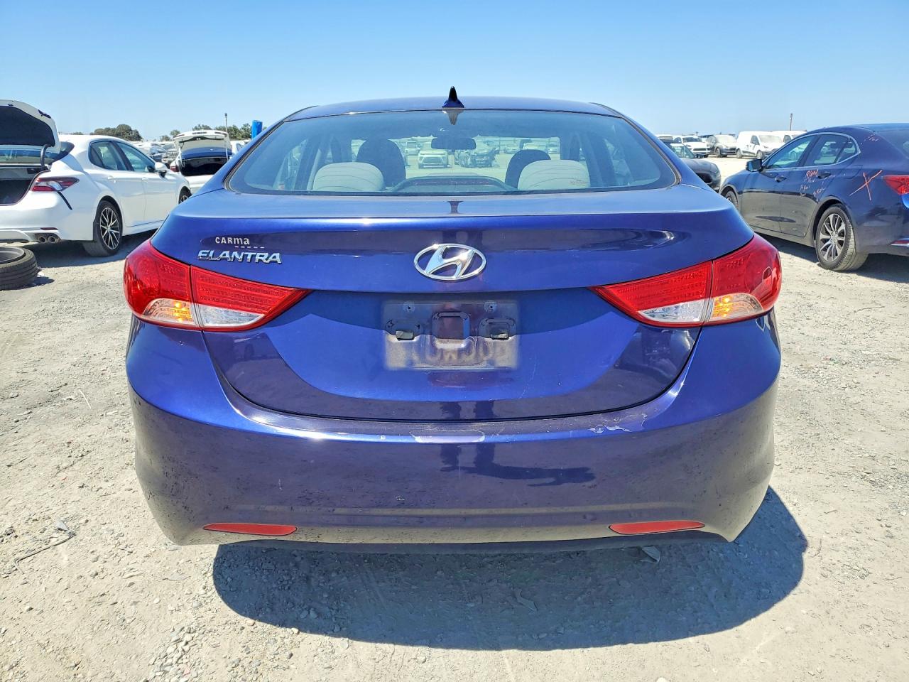 2012 Hyundai Elantra Gls Blue vin: 5NPDH4AE3CH128249