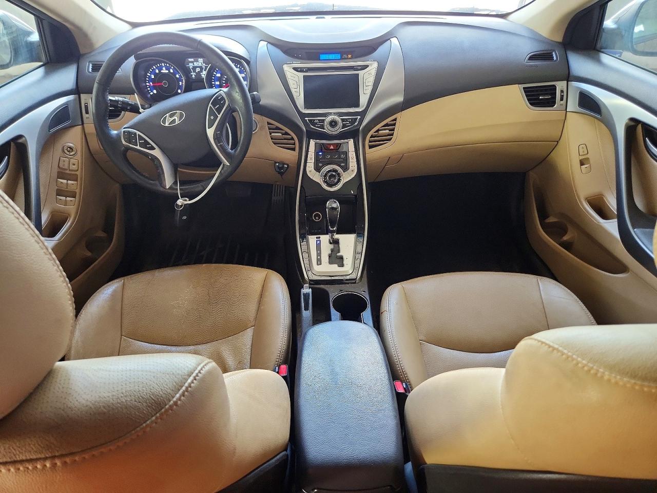 2012 Hyundai Elantra Limited Gray vin: 5NPDH4AE3CH132558