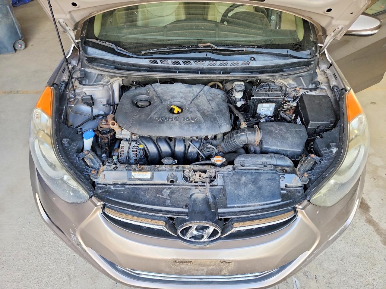 2012 Hyundai Elantra Limited Gray vin: 5NPDH4AE3CH132558