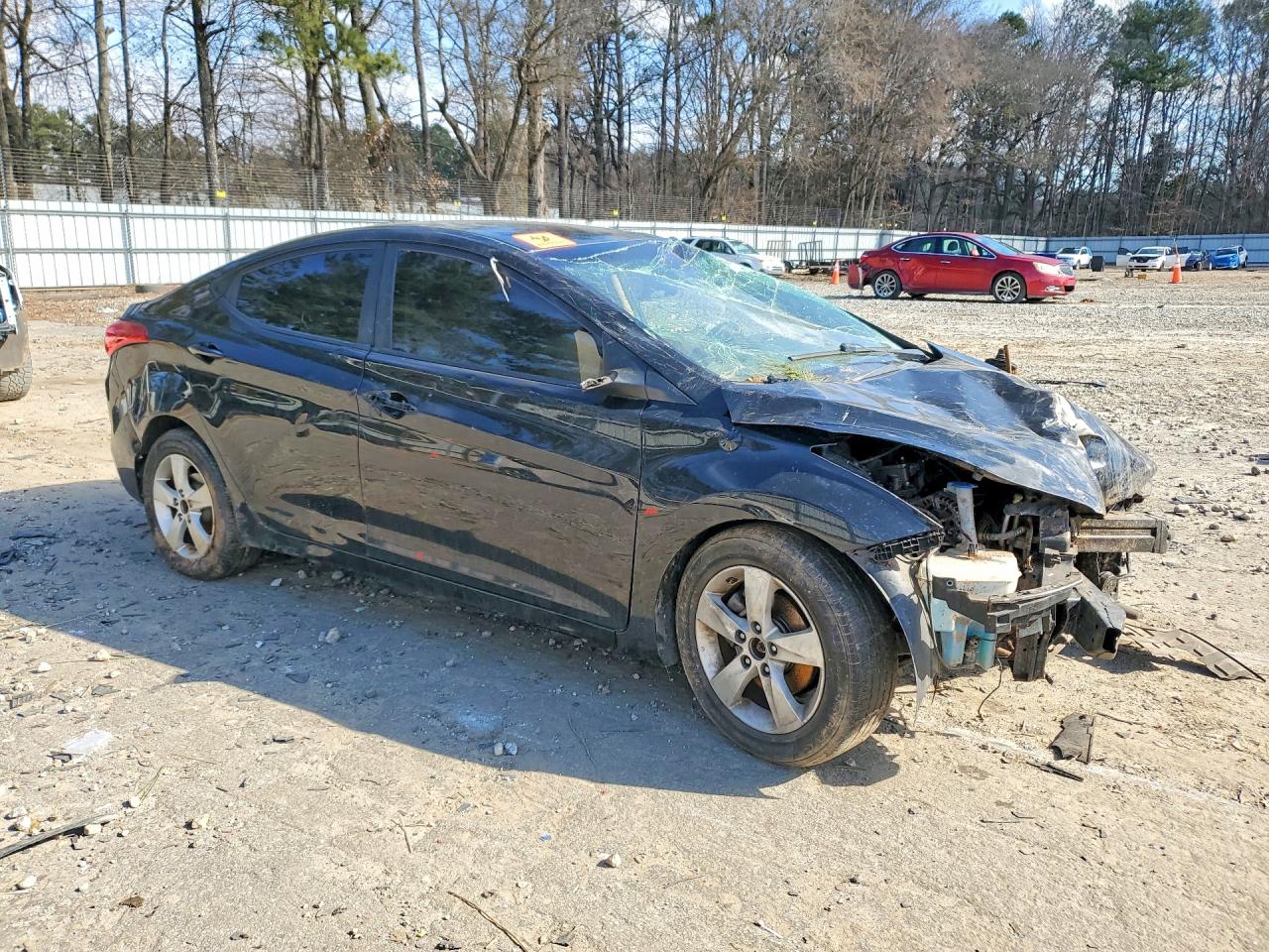 2012 Hyundai Elantra Gls Black vin: 5NPDH4AE3CH138828
