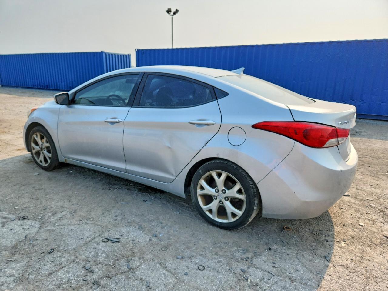 2012 Hyundai Elantra Gls Silver vin: 5NPDH4AE3CH141986
