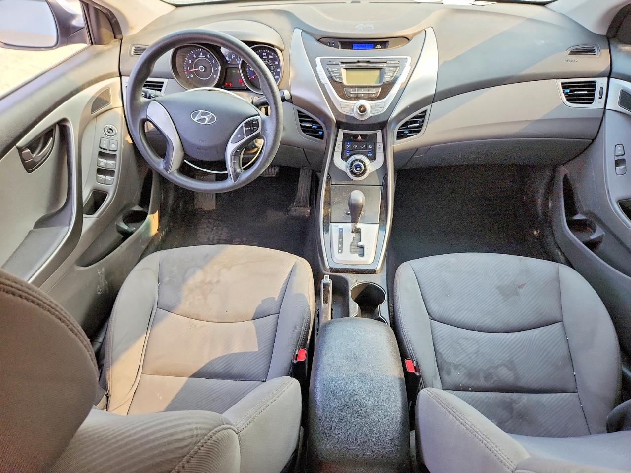 2012 Hyundai Elantra Gls Silver vin: 5NPDH4AE3CH141986