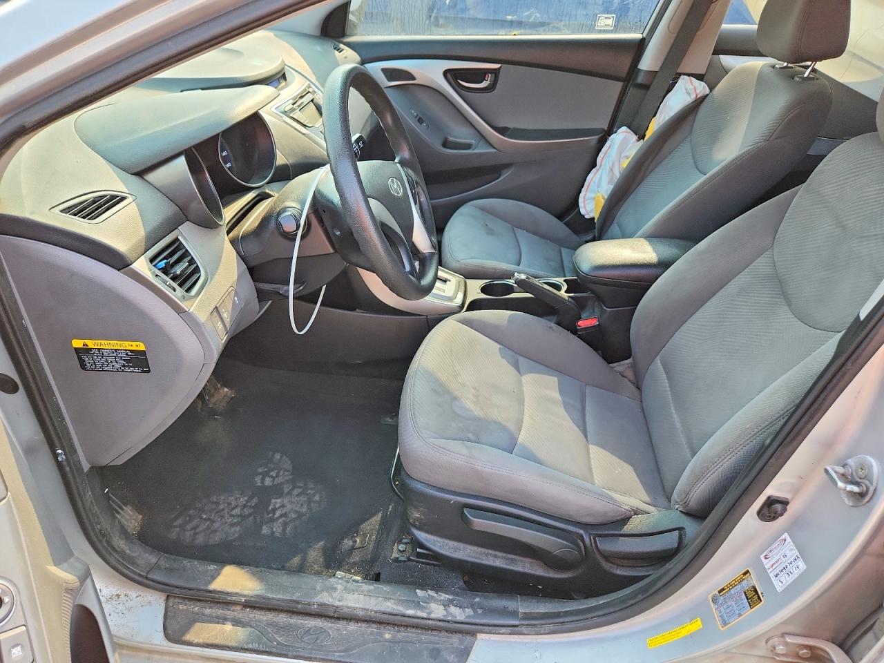 2012 Hyundai Elantra Gls Silver vin: 5NPDH4AE3CH141986