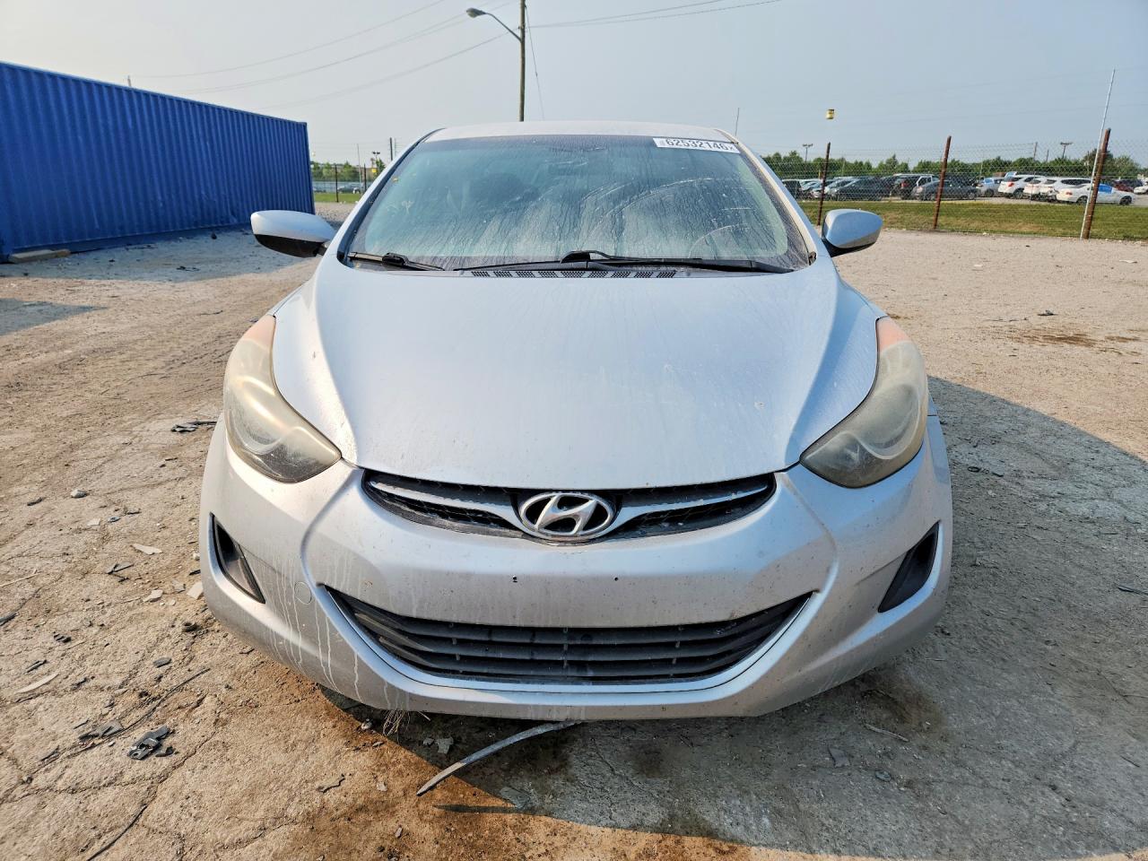 2012 Hyundai Elantra Gls Silver vin: 5NPDH4AE3CH141986