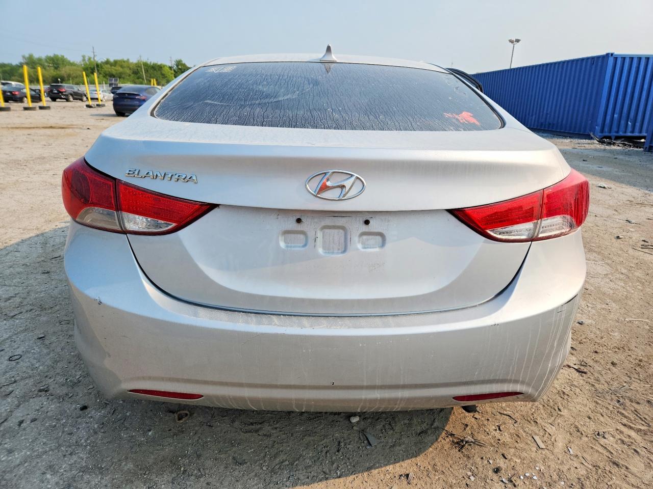 2012 Hyundai Elantra Gls Silver vin: 5NPDH4AE3CH141986