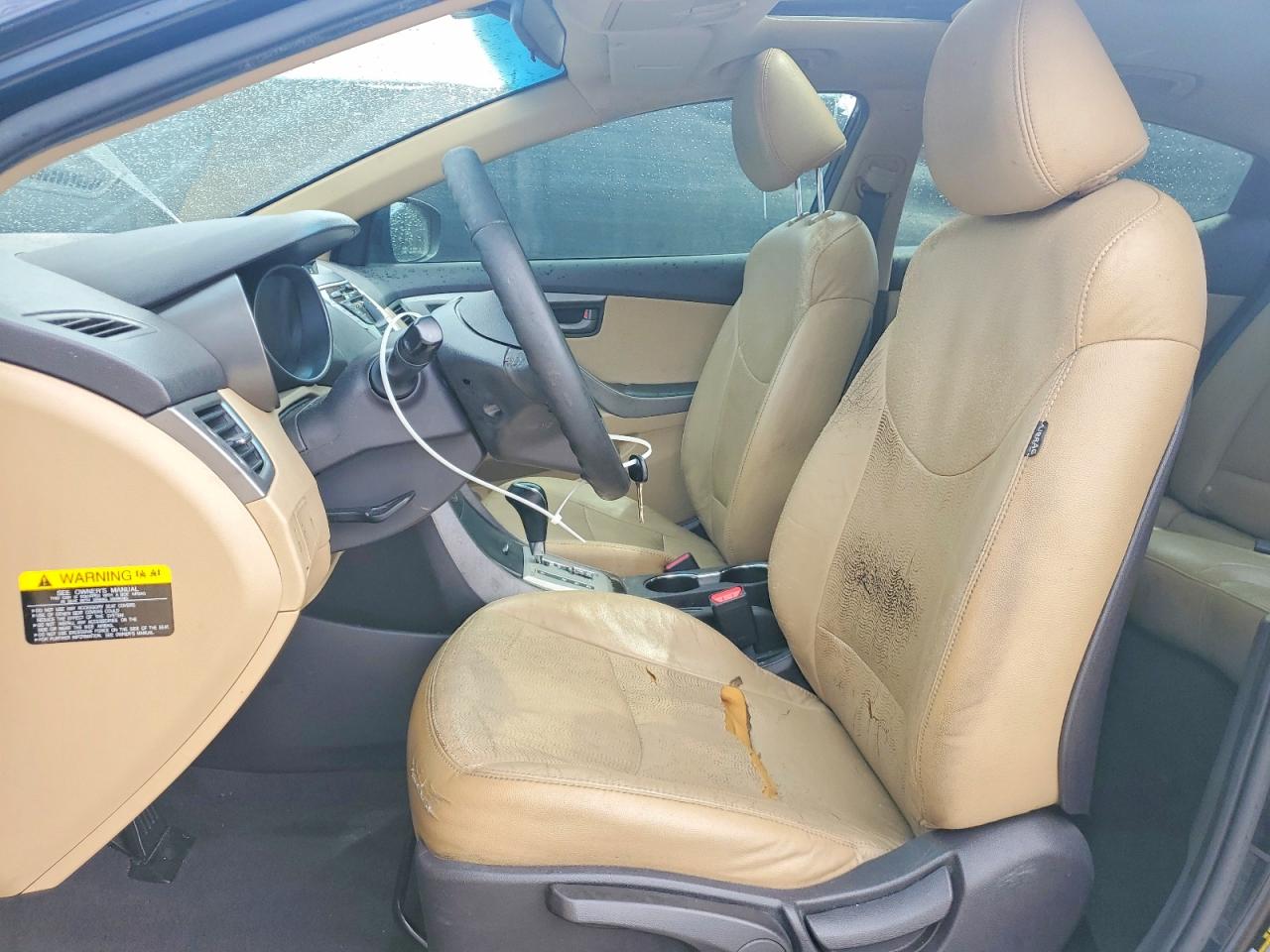 2012 Hyundai Elantra Limited Black vin: 5NPDH4AE3CH148050