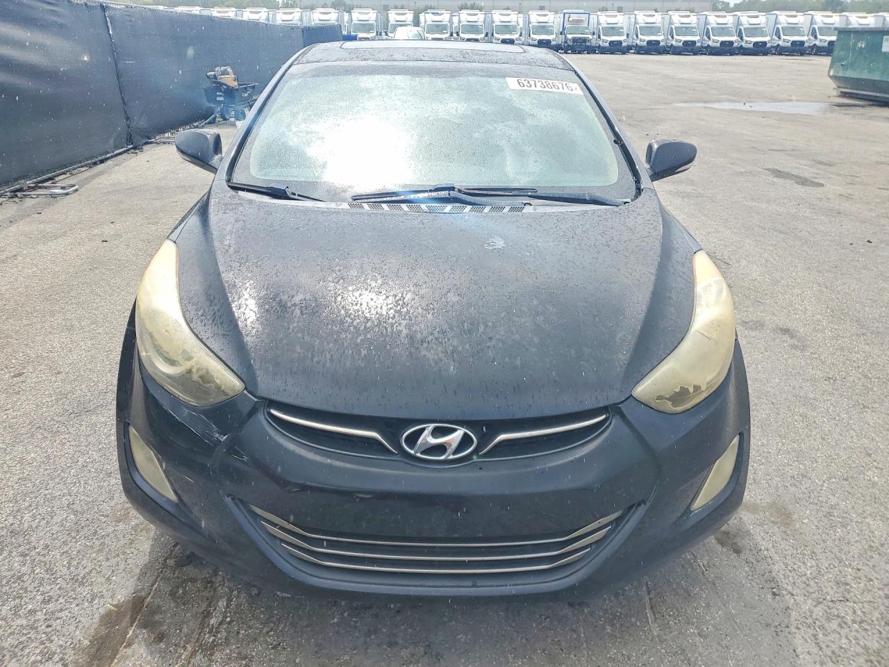 2012 Hyundai Elantra Limited Black vin: 5NPDH4AE3CH148050
