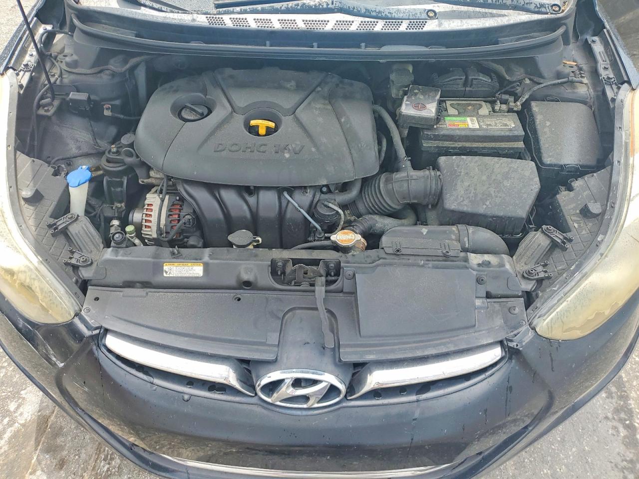 2012 Hyundai Elantra Limited Black vin: 5NPDH4AE3CH148050