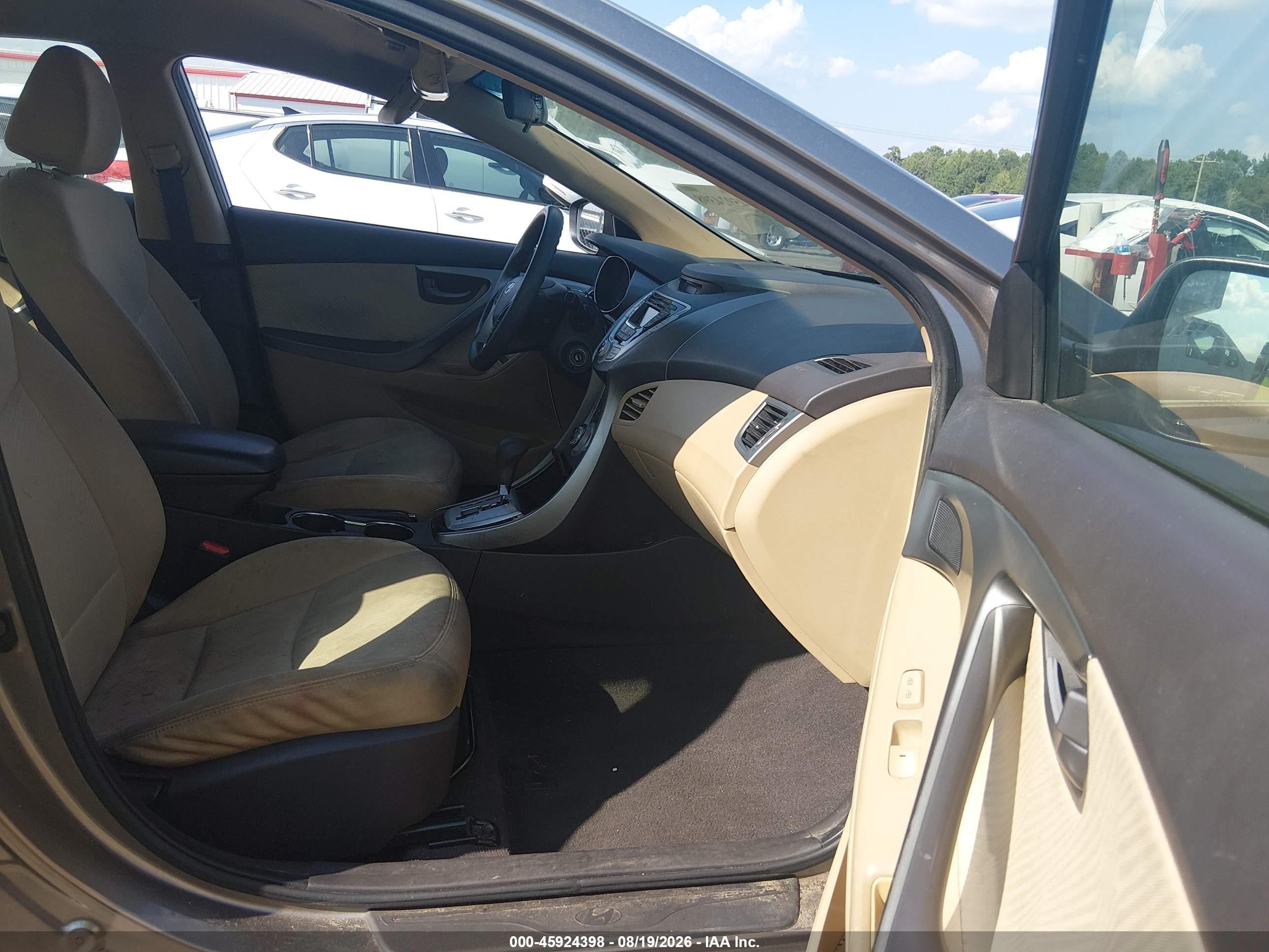2012 Hyundai Elantra Gls Gray vin: 5NPDH4AE3CH148971