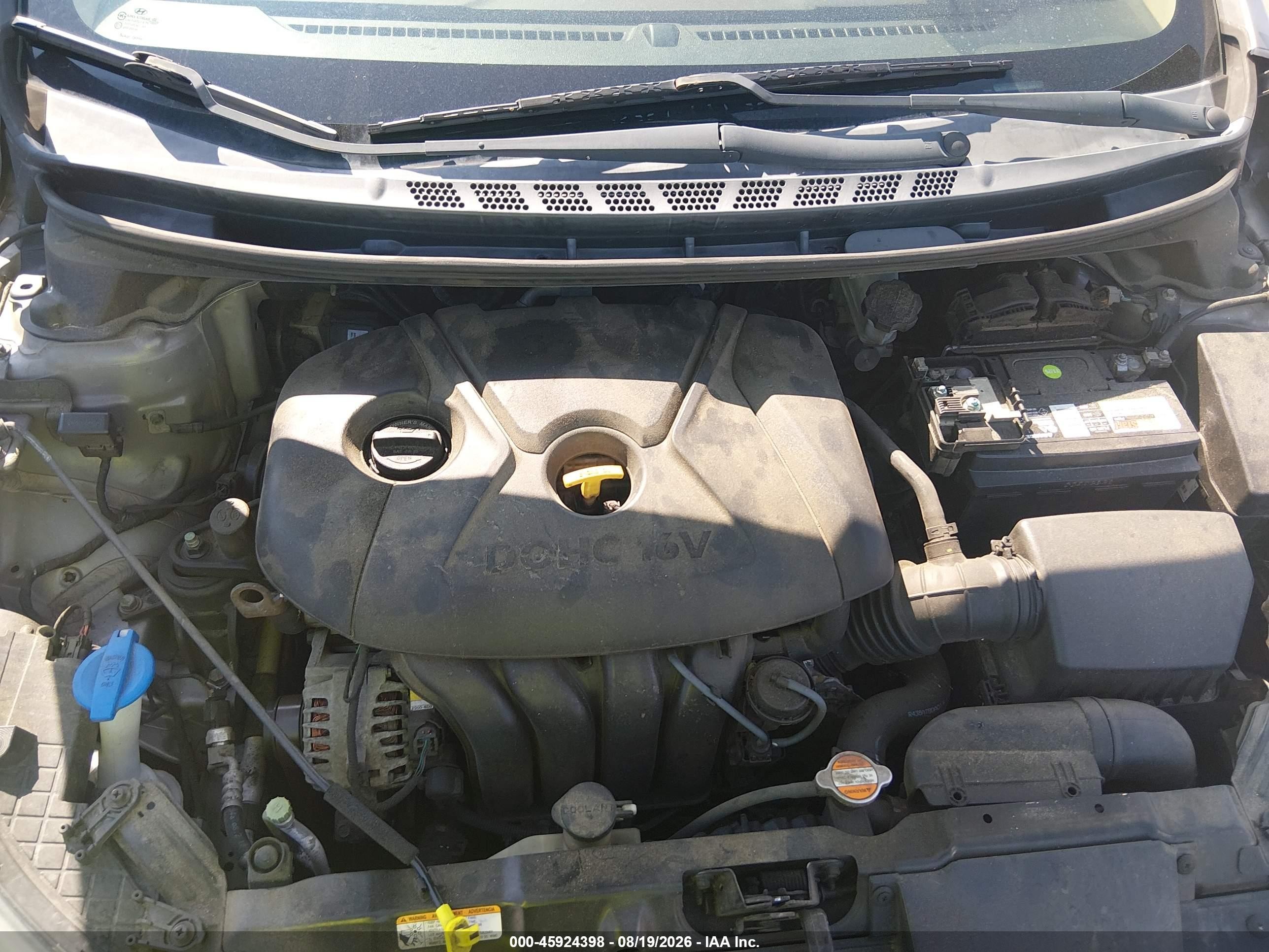 2012 Hyundai Elantra Gls Gray vin: 5NPDH4AE3CH148971