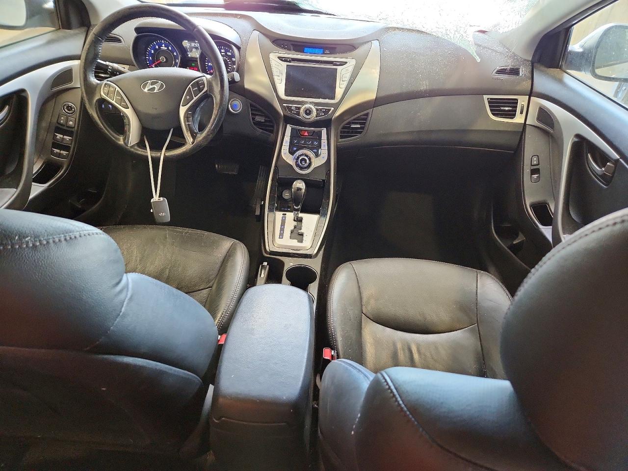 2012 Hyundai Elantra Limited Серебряный vin: 5NPDH4AE3CH149991