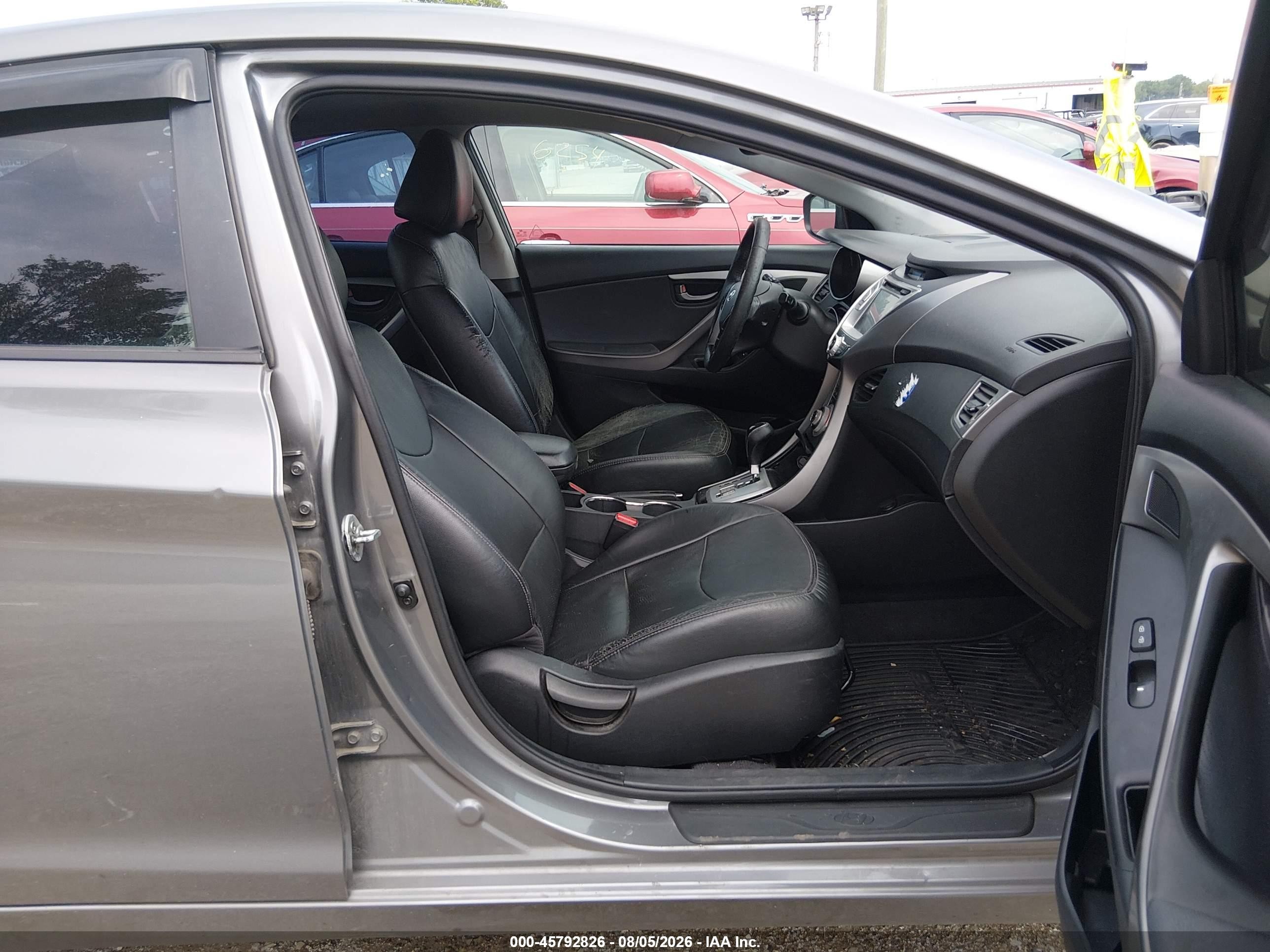 2012 Hyundai Elantra Limited Silver vin: 5NPDH4AE3CH151160