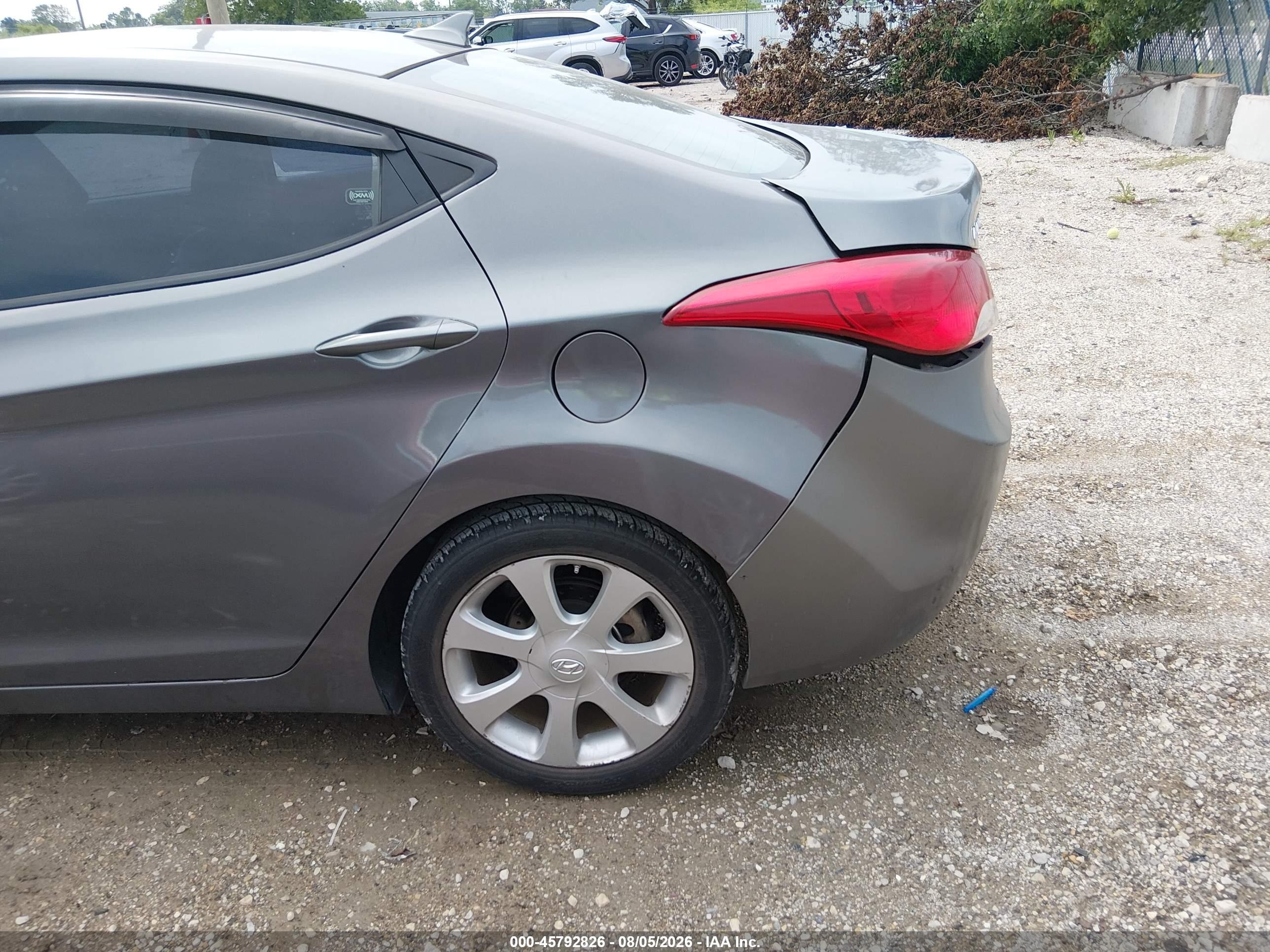 2012 Hyundai Elantra Limited Silver vin: 5NPDH4AE3CH151160