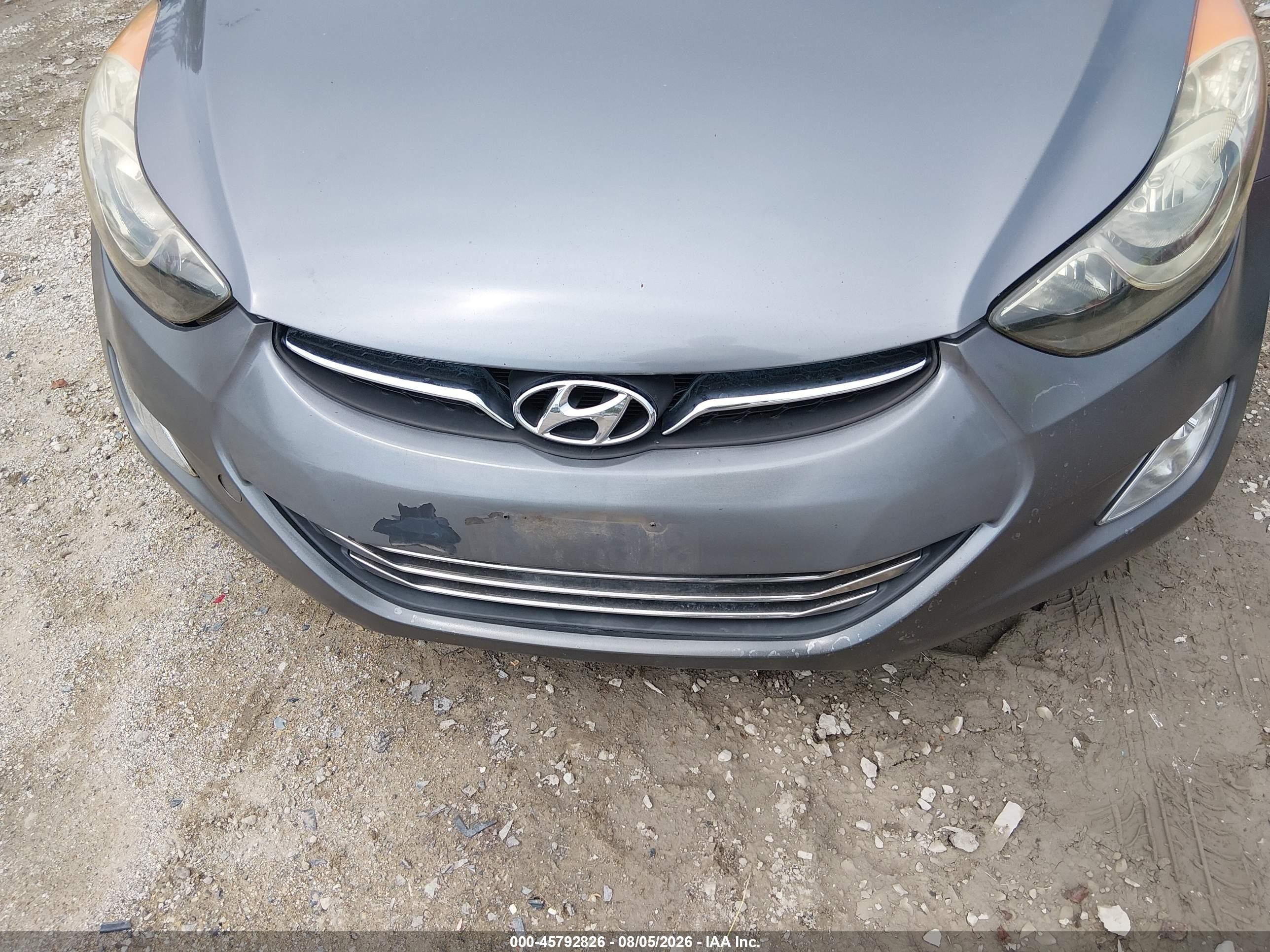 2012 Hyundai Elantra Limited Silver vin: 5NPDH4AE3CH151160