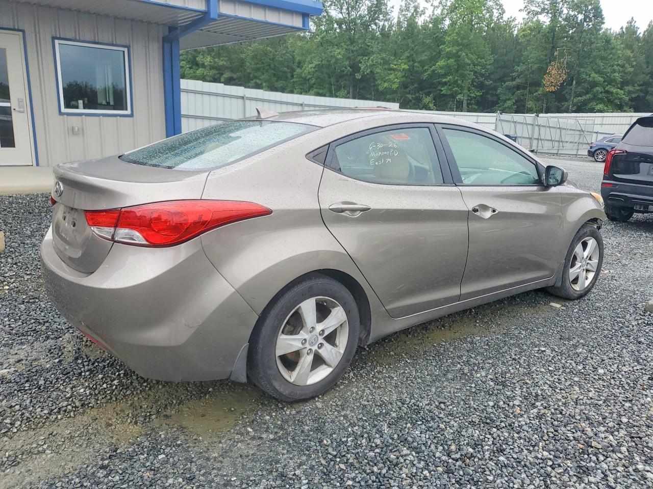 2013 Hyundai Elantra Gls Tan vin: 5NPDH4AE3DH154352