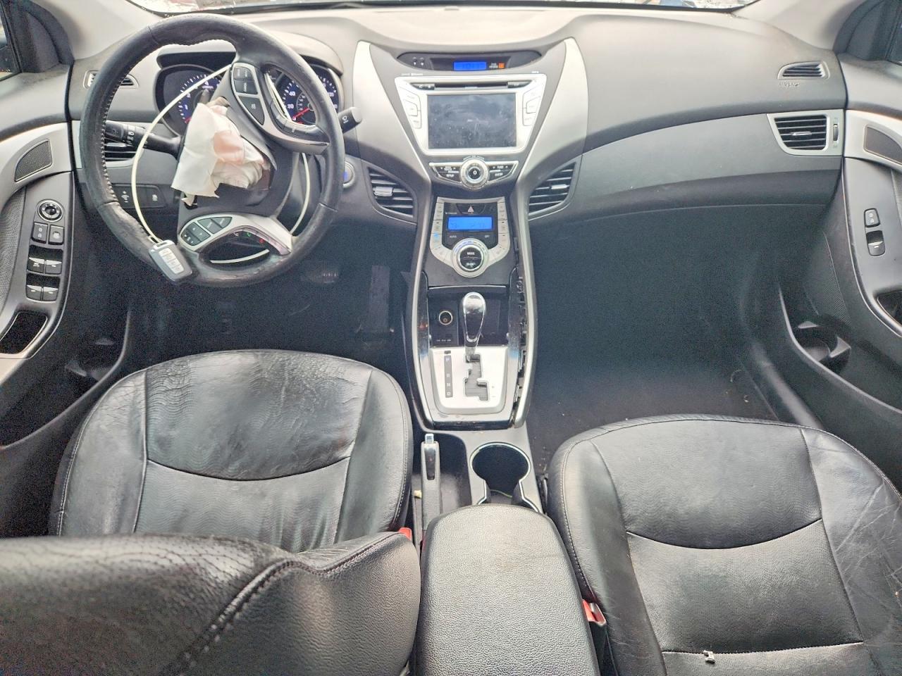 2013 Hyundai Elantra Limited Gray vin: 5NPDH4AE3DH154643