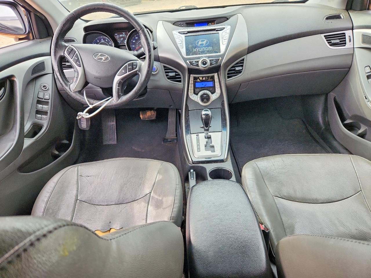 2013 Hyundai Elantra Limited Blue vin: 5NPDH4AE3DH156831