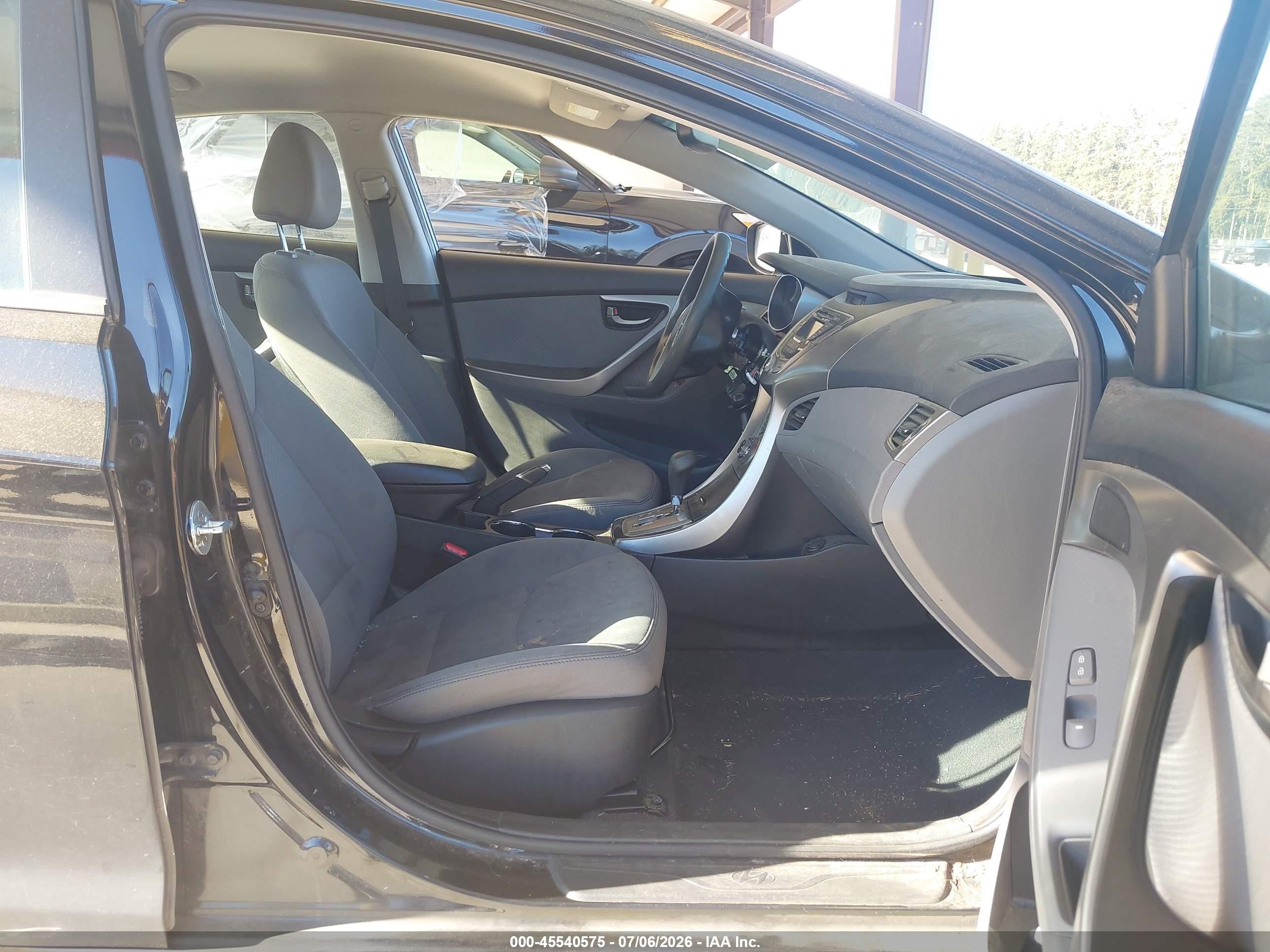 2013 Hyundai Elantra Gls Черный vin: 5NPDH4AE3DH167182